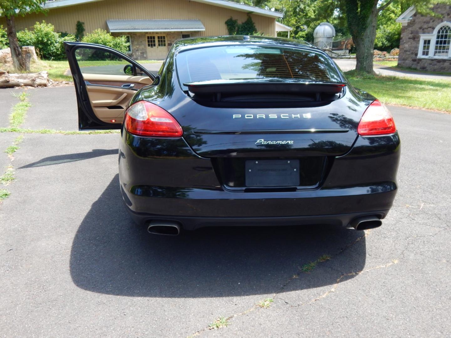 2011 Black /Tan leather Porsche Panamera (WP0AA2A71BL) with an 3.6 L V6 engine, Automatic transmission, located at 6528 Lower York Road, New Hope, PA, 18938, (215) 862-9555, 40.358707, -74.977882 - Here we have a 2011 Porsche Panamera in black, rear wheel drive, 3.6 L V6 automatic transmission, tan leather interior, keyless entry, cruise control, tilt steering, AC, power windows, power locks, power mirrors, power moonroof, wood trim, one master key, auto dimming mirrors, Bose sound system, pow - Photo#16