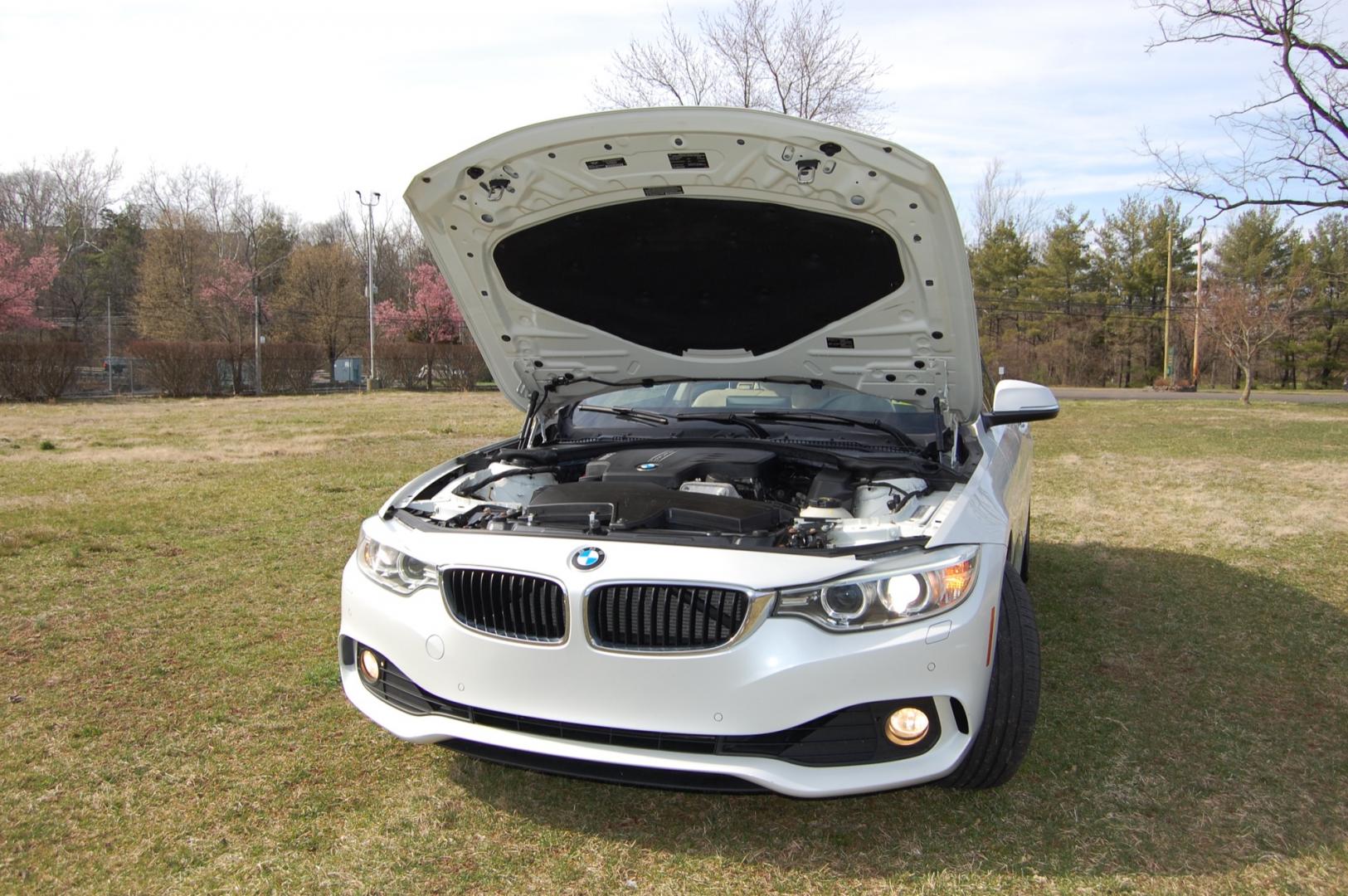 2014 White /Beige BMW 4-Series 428i xDrive (WBA3N9C54EK) with an 2.0L L4 DOHC 16V engine, Automatic transmission, located at 6528 Lower York Road, New Hope, PA, 18938, (215) 862-9555, 40.358707, -74.977882 - AWD 2.0L Turbo, 4cyl, Automatic Transmission, Beige Leather Interior, Wood Trim, Key less Entry, 2 Master Keys, Cruise/Tilt/AC, Power Widows, Power Locks, Power Mirrors, Power Moon Roof, Heated / Cooled Seats, AM/FM/CD/USB/AUX, Bluetooth, Navigation, Rear View Camera, Auto Dimming Mirrors, Dual Zone - Photo#23