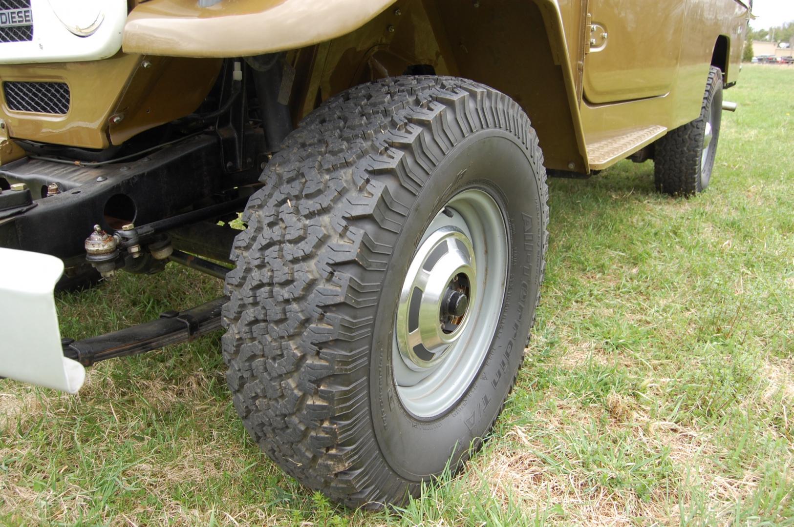 1980 Olive Brown /Black leather Toyota Land cruiser HJ45 (HJ45037701) with an 3.6 liter Diesel engine, 4 speed manual transmission, located at 6528 Lower York Road, New Hope, PA, 18938, (215) 862-9555, 40.358707, -74.977882 - Here for sale we have a freshly restored, super cool 1980 Toyota Land Cruiser HJ45 "Troop Carrier". Under the hood is a strong running 3.6 liter 6 cylinder Diesel engine which puts power to 2 or 4 wheels via a 4 speed manual transmission. Features include; Black leather interior, bench seat in fro - Photo#24