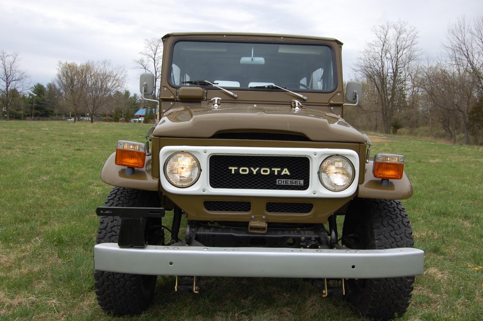 1980 Olive Brown /Black leather Toyota Land cruiser HJ45 (HJ45037701) with an 3.6 liter Diesel engine, 4 speed manual transmission, located at 6528 Lower York Road, New Hope, PA, 18938, (215) 862-9555, 40.358707, -74.977882 - Here for sale we have a freshly restored, super cool 1980 Toyota Land Cruiser HJ45 "Troop Carrier". Under the hood is a strong running 3.6 liter 6 cylinder Diesel engine which puts power to 2 or 4 wheels via a 4 speed manual transmission. Features include; Black leather interior, bench seat in fro - Photo#6