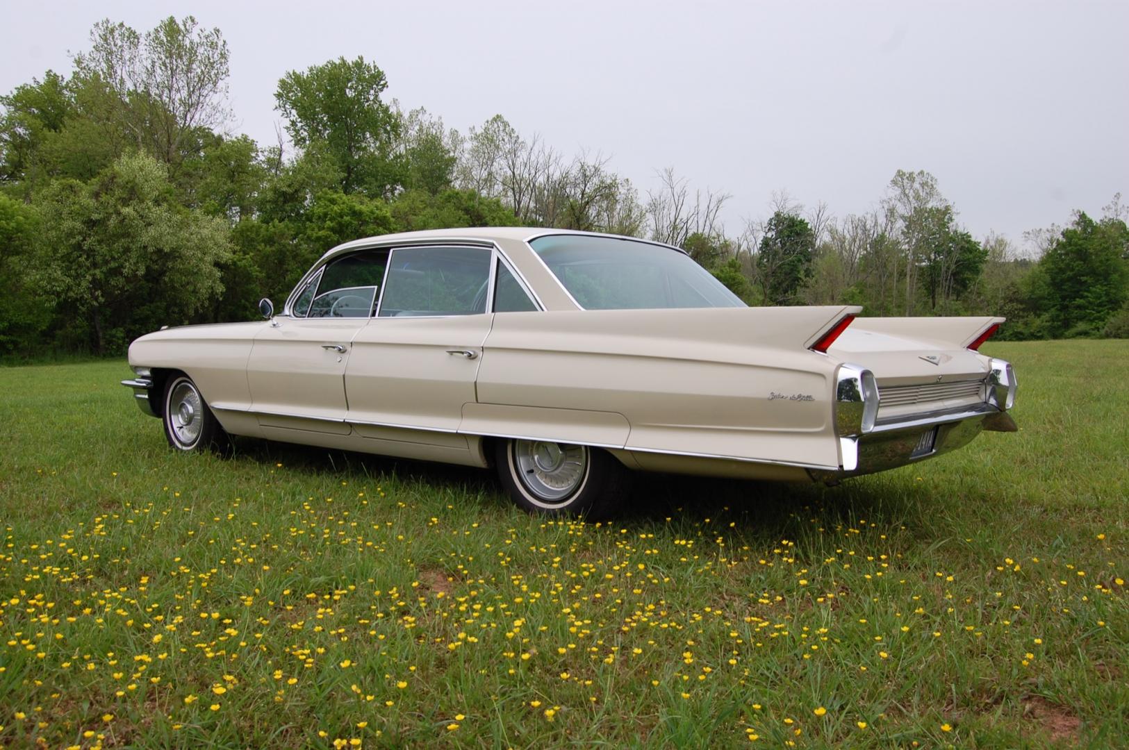 1962 light sandalwood /Beige Cadillac Sedan Deville (62L049281) with an V8 engine, Automatic transmission, located at 6528 Lower York Road, New Hope, PA, 18938, (215) 862-9555, 40.358707, -74.977882 - Here we have an all original Cadillac Sedan Deville also known as series 62. This vehicle has been locally owned for many years. Under the hood there is a strong running 6.4L 390 cubic inch V8 putting power to the rear wheels via a smooth shifting automatic transmission. The interior is in very nice - Photo#2