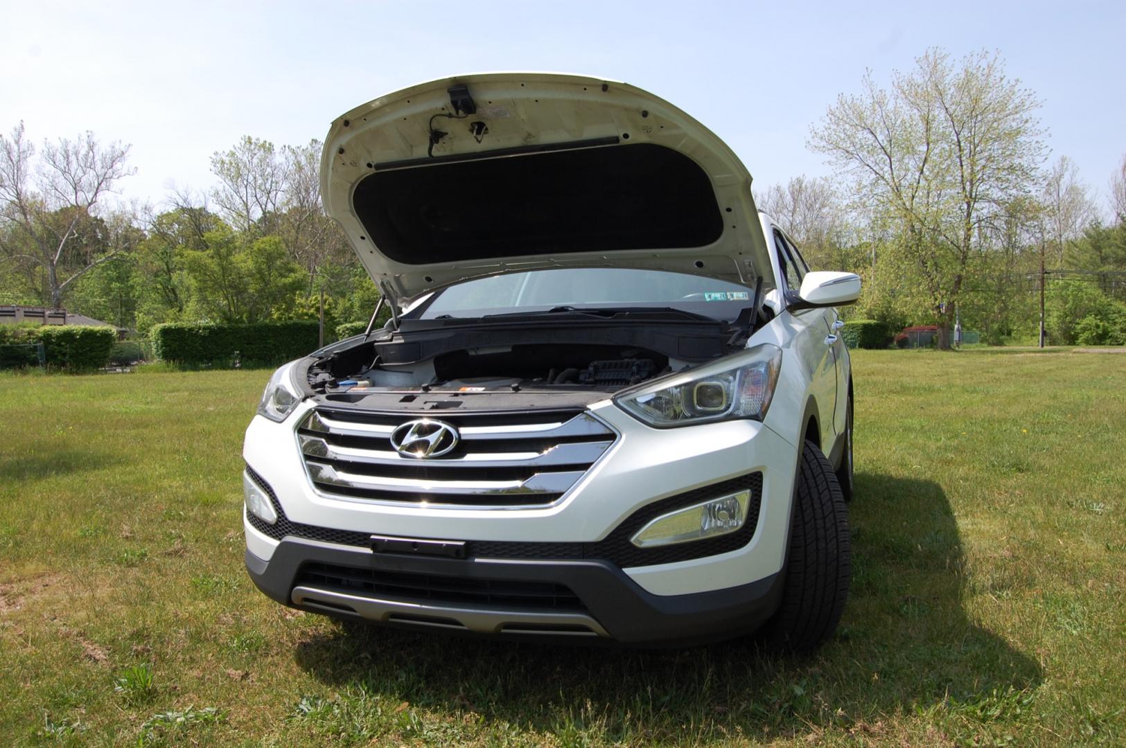 2014 White /Tan Leather Hyundai Santa Fe Sport 2.0T AWD (5XYZUDLA8EG) with an 2.0L L4 DOHC 16V TURBO engine, 6-Speed Automatic transmission, located at 6528 Lower York Road, New Hope, PA, 18938, (215) 862-9555, 40.358707, -74.977882 - 2014 Hyundai Santa Fe Sport...AWD, 2.0 liter 4 cylinder turbo charged engine, auto trans, tilt/cruise, power windows, locks ands mirrors, tan leather interior, push button start, dual climate control, dual heated, power seats, AM/FM/Bluetooth sound system, front/side curtain air bags, Eco mode. Ex - Photo#21