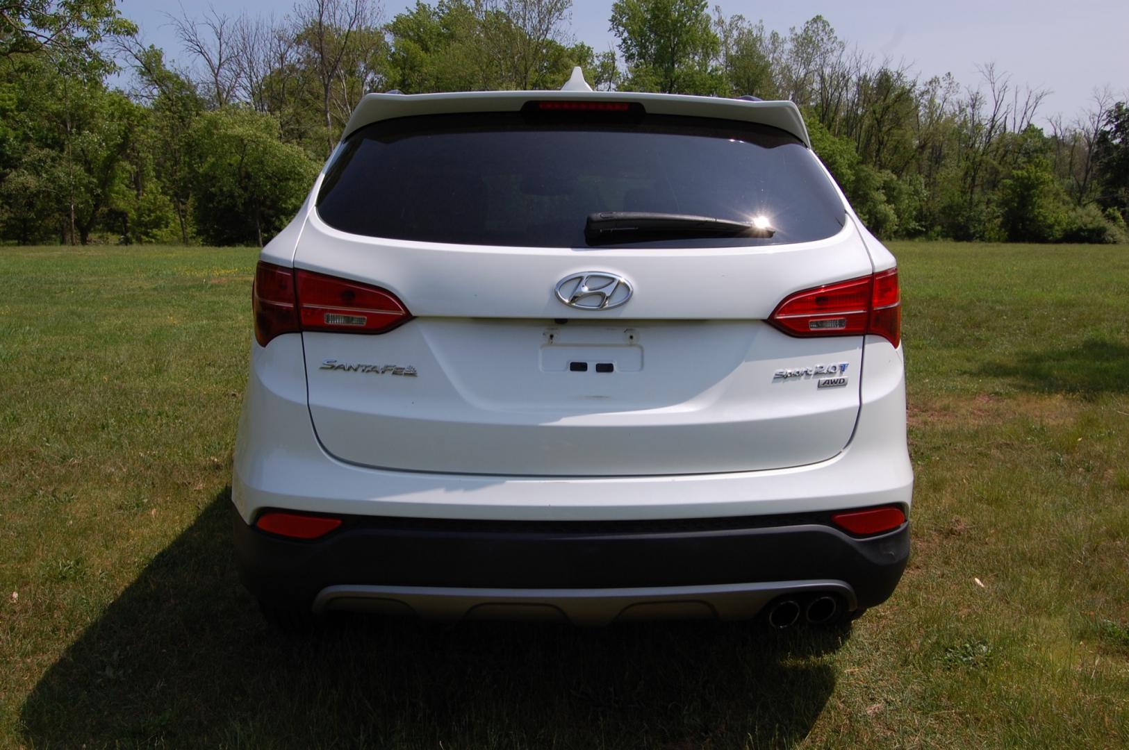 2014 White /Tan Leather Hyundai Santa Fe Sport 2.0T AWD (5XYZUDLA8EG) with an 2.0L L4 DOHC 16V TURBO engine, 6-Speed Automatic transmission, located at 6528 Lower York Road, New Hope, PA, 18938, (215) 862-9555, 40.358707, -74.977882 - 2014 Hyundai Santa Fe Sport...AWD, 2.0 liter 4 cylinder turbo charged engine, auto trans, tilt/cruise, power windows, locks ands mirrors, tan leather interior, push button start, dual climate control, dual heated, power seats, AM/FM/Bluetooth sound system, front/side curtain air bags, Eco mode. Ex - Photo#7