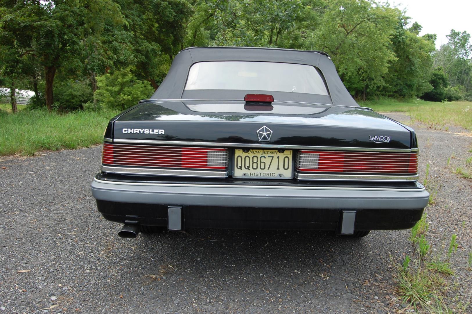 1986 /Tan Leather Chrysler LeBaron Convertible (1C3BC55E3GG) with an 2.2L L4 SOHC 8V TURBO engine, Automatic transmission, located at 6528 Lower York Road, New Hope, PA, 18938, (215) 862-9555, 40.358707, -74.977882 - Very clean 1986 Chrysler LeBaron Town+Country Woodie Convertible, powered by a 2.2 Liter turbo charged engine, automatic transmission, tilt wheel, cruise control, black paint, black power top, tan leather interior, good clean original condition, power drivers seat, power windows, locks, wire wheel - Photo#10