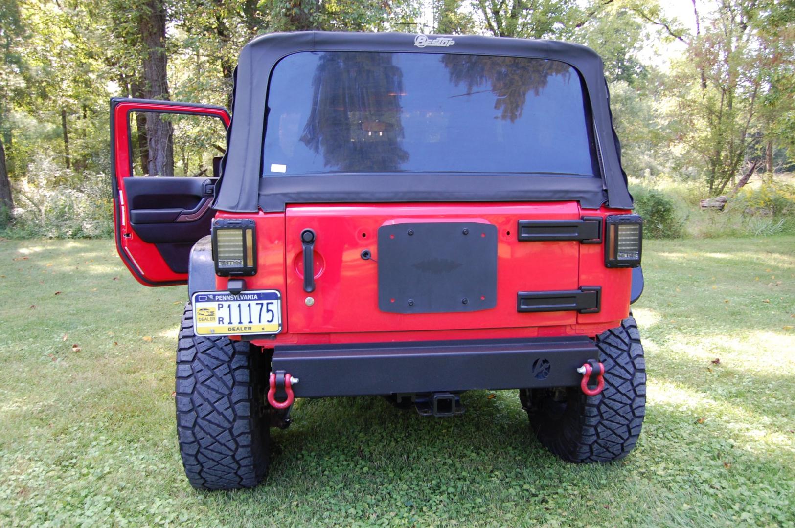 2013 RED /Black cloth Jeep Wrangler Sport (1C4AJWAG2DL) with an 3.6L V6 DOHC 24V FFV engine, Automatic transmission, located at 6528 Lower York Road, New Hope, PA, 18938, (215) 862-9555, 40.358707, -74.977882 - Here for sale is a very cool 2013 Jeep Wrangler sport 2 door. Under the hood is a strong running 3.6 liter V6 which puts power to 2 or 4 wheels via a smooth shifting automatic transmission. Features include; Black cloth interior with red/black seat covers, 2 keys, remote start system, cruise contr - Photo#11