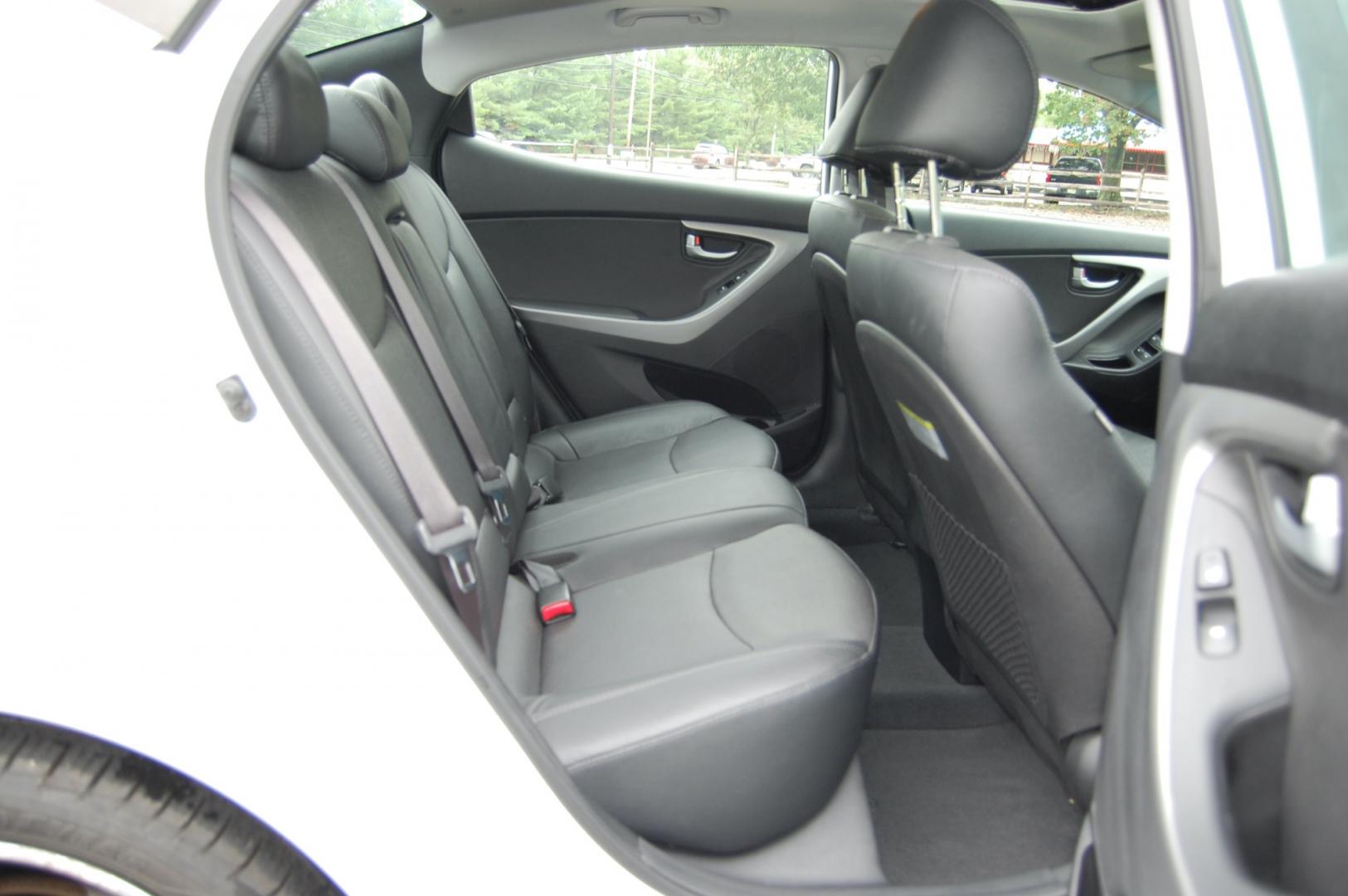 2015 White /Black Leather Hyundai Elantra Limited (5NPDH4AE7FH) with an 1.8L L4 DOHC 16V engine, 6-Speed Automatic transmission, located at 6528 Lower York Road, New Hope, PA, 18938, (215) 862-9555, 40.358707, -74.977882 - Here for sale is a very nice 2015 Hyundai Elantra Limited sedan. Under the hood is a strong running 1.8 liter 4 cylinder which puts power to the front wheels via a smooth shifting automatic transmission. Features include; Black leather interior, keyless entry system, one master key, cruise control - Photo#14