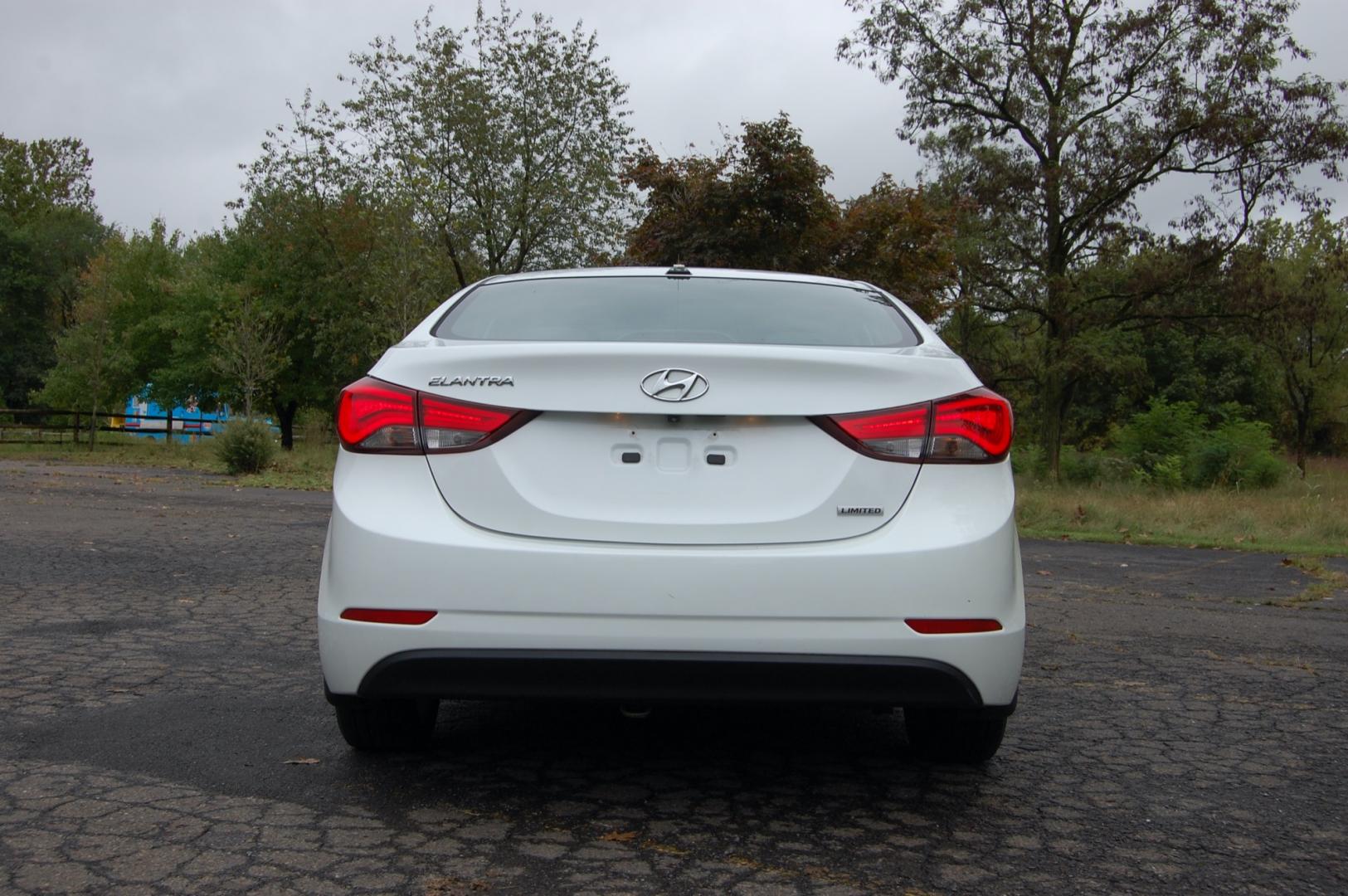 2015 White /Black Leather Hyundai Elantra Limited (5NPDH4AE7FH) with an 1.8L L4 DOHC 16V engine, 6-Speed Automatic transmission, located at 6528 Lower York Road, New Hope, PA, 18938, (215) 862-9555, 40.358707, -74.977882 - Here for sale is a very nice 2015 Hyundai Elantra Limited sedan. Under the hood is a strong running 1.8 liter 4 cylinder which puts power to the front wheels via a smooth shifting automatic transmission. Features include; Black leather interior, keyless entry system, one master key, cruise control - Photo#3