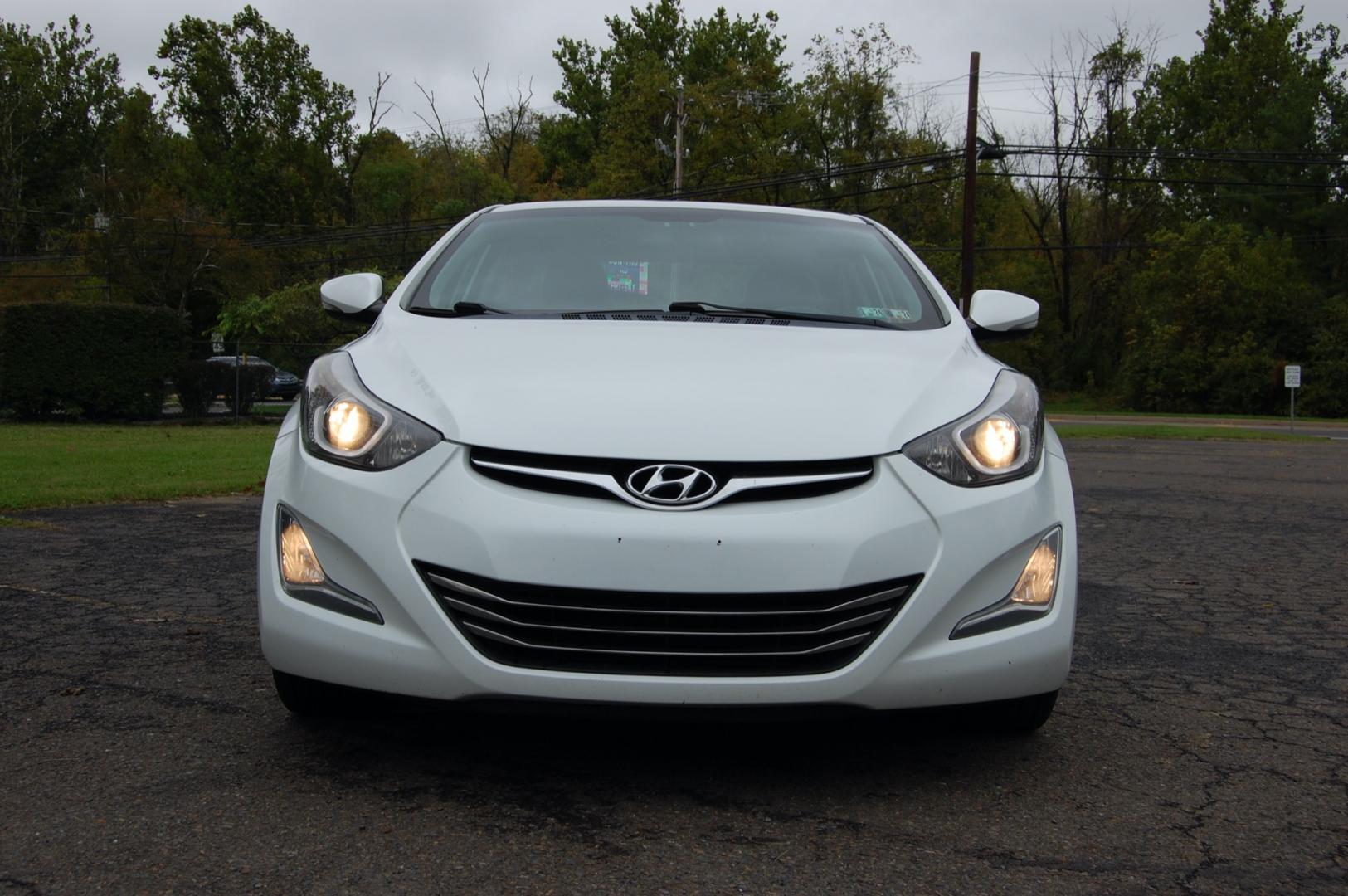 2015 White /Black Leather Hyundai Elantra Limited (5NPDH4AE7FH) with an 1.8L L4 DOHC 16V engine, 6-Speed Automatic transmission, located at 6528 Lower York Road, New Hope, PA, 18938, (215) 862-9555, 40.358707, -74.977882 - Here for sale is a very nice 2015 Hyundai Elantra Limited sedan. Under the hood is a strong running 1.8 liter 4 cylinder which puts power to the front wheels via a smooth shifting automatic transmission. Features include; Black leather interior, keyless entry system, one master key, cruise control - Photo#7