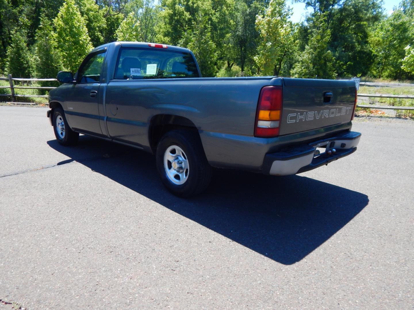 2002 Gray /Gray Cloth Chevrolet Silverado 1500 Long Bed 2WD (1GCEC14W52Z) with an 4.3L V6 OHV 12V engine, Automatic transmission, located at 6528 Lower York Road, New Hope, PA, 18938, (215) 862-9555, 40.358707, -74.977882 - Here we have a Chevrolet Silverado with a 4.3L V6 putting power to the rear wheels via a smooth shifting automatic transmission. Options include: gray cloth, AM/FM radio, cruise control, tilt steering wheel, ice cold AC, seats 3, roll up windows, drivers/passengers front airbags for safety, 16 inch - Photo#2