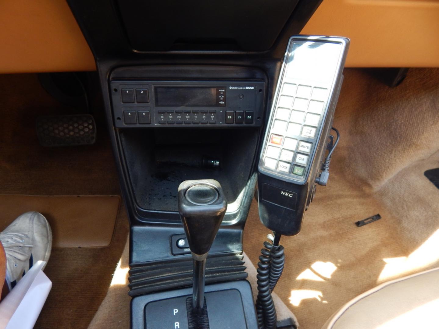 1989 Black /Tan Leather Saab 900 Turbo convertible (YS3AT76L0K7) with an 2.0L L4 DOHC 16V TURBO engine, 3-Speed Automatic transmission, located at 6528 Lower York Road, New Hope, PA, 18938, (215) 862-9555, 40.358707, -74.977882 - Here we have a Saab 900 Turbo with a 2.0L 4 cylinder Turbo engine putting power to the front wheels via an automatic transmission. Options include: tan leather, heat, mobile phone comes with car, heated drivers seat, power convertible top, power windows, power mirrors, 15 inch alloy wheels and seats - Photo#27