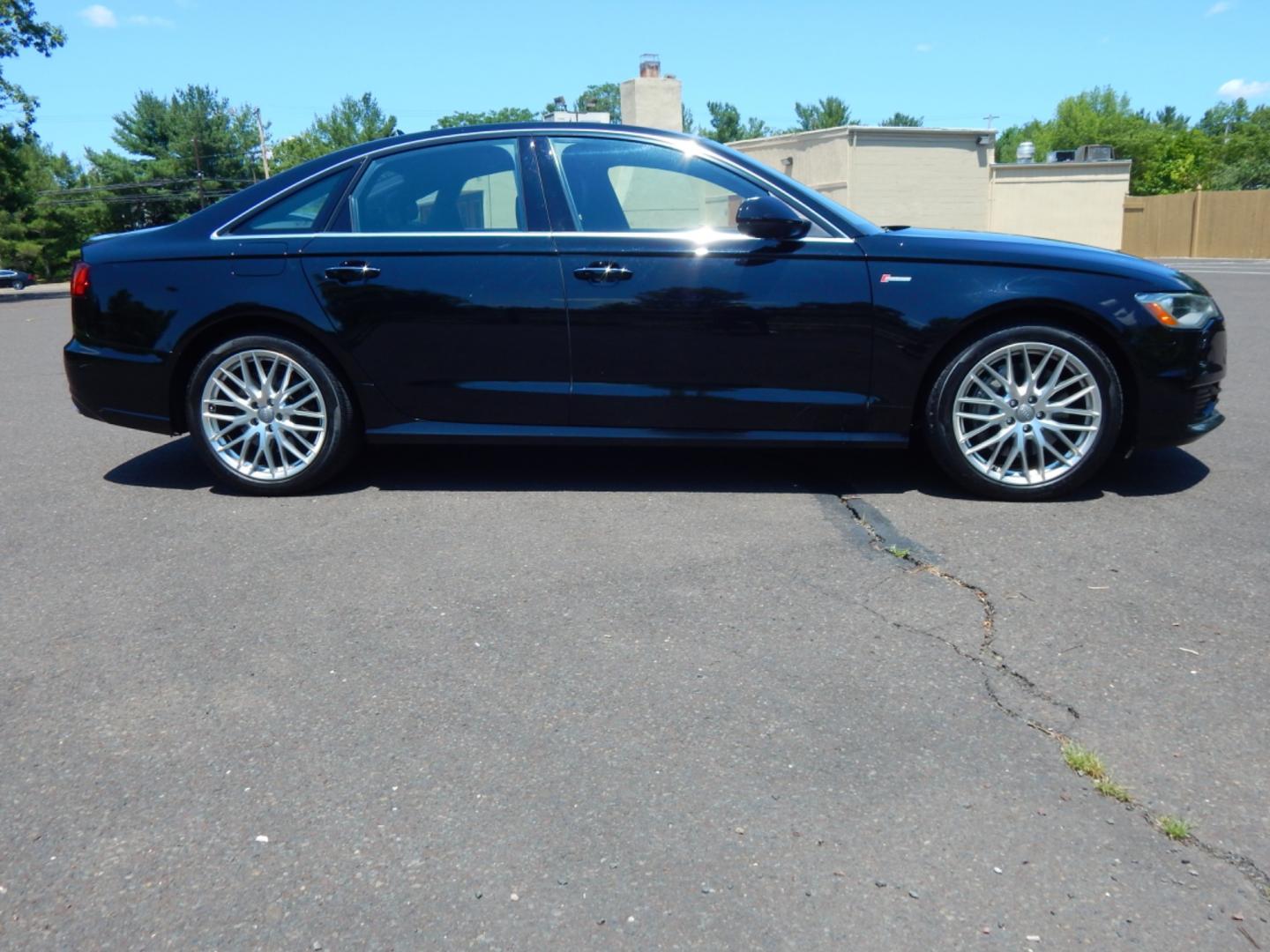 2016 Black /Black Leather Audi A6 Premium Plus (WAUFGAFC7GN) with an 3.0L supercharged v6 engine, Automatic transmission, located at 6528 Lower York Road, New Hope, PA, 18938, (215) 862-9555, 40.358707, -74.977882 - Here we have a beautiful running and driving Audi A6 with a 3.0L supercharged V6 putting power to all four wheels via a smooth shifting automatic transmission. Options include: black leather, keyless entry, wood trim, cruise control, 2 master keys and one valet key, dual power seats, navigation, pus - Photo#4