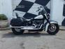 2019 Blue/White Harley-Davidson Heritage Softail (1HD1YBK10KC) with an 114 engine, Manual transmission, located at 6528 Lower York Road, New Hope, PA, 18938, (215) 862-9555, 40.358707, -74.977882 - Here we have a beautiful running and riding Heritage Softail with a 114 Cubic Inch engine. This bike comes with saddle bags, wind screen, ABS, keyless start, black leather seat and Xenon lights. The right side of the gas tank has some paint touch up work done. This is a ONE OWNER bike with no accide - Photo#0