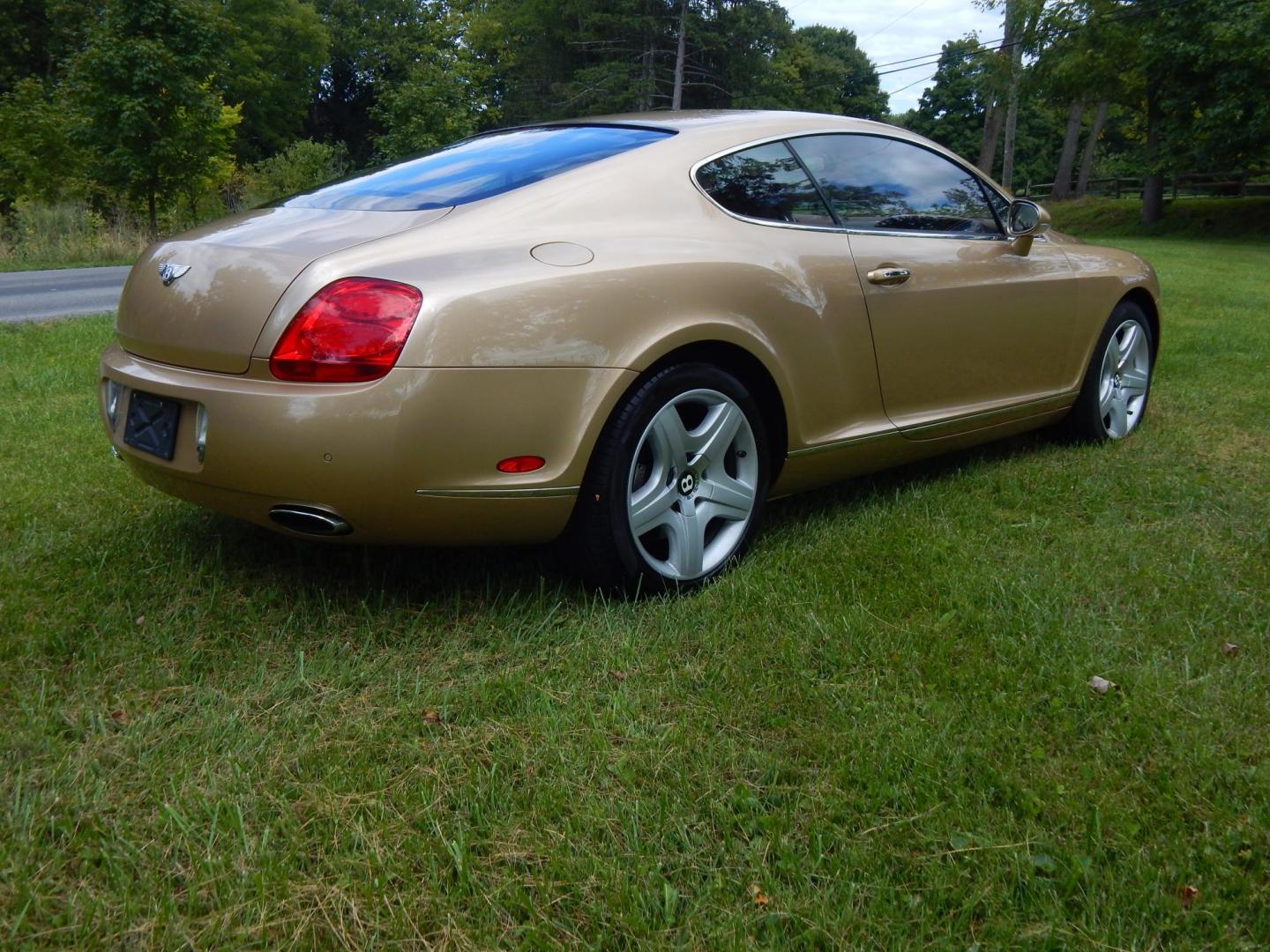 2005 Gold /Saddle Leather Bentley Continental GT Coupe (SCBCR63W25C) with an 6.0L W12 DOHC 48V TURBO engine, 6-Speed Automatic Overdrive transmission, located at 6528 Lower York Road, New Hope, PA, 18938, (215) 862-9555, 40.358707, -74.977882 - Here for sale is a very clean 3 owner 2005 Bentley Continental GT.....Gold paint with Saddle leather interior, All Wheel Drive is powered by a 6.0 Liter W 12 twin turbo engine, automatic or self shift transmission, dual, heated power front seats, tilt wheel, cruise control, dual climate control, bea - Photo#5