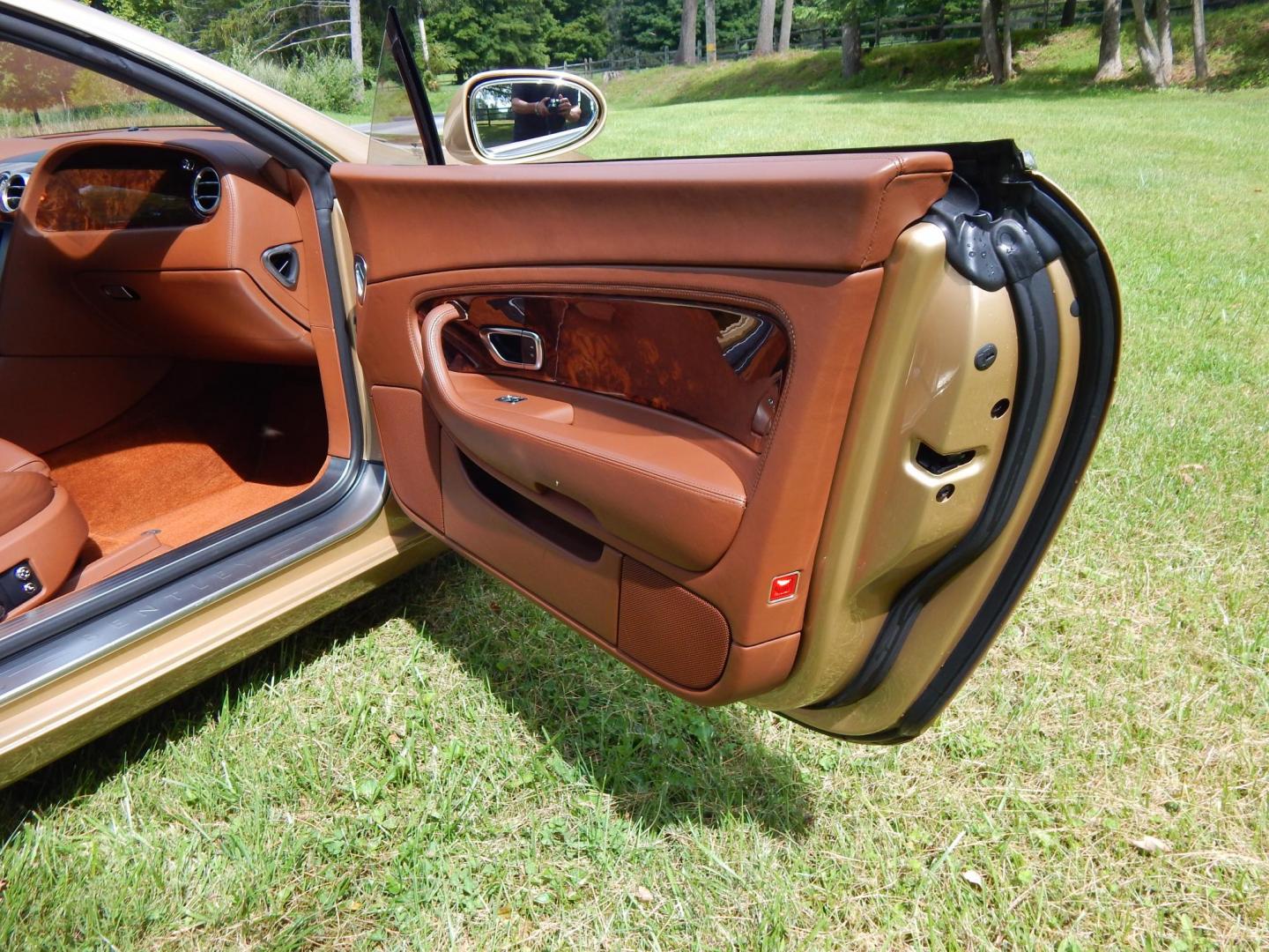 2005 Gold /Saddle Leather Bentley Continental GT Coupe (SCBCR63W25C) with an 6.0L W12 DOHC 48V TURBO engine, 6-Speed Automatic Overdrive transmission, located at 6528 Lower York Road, New Hope, PA, 18938, (215) 862-9555, 40.358707, -74.977882 - Here for sale is a very clean 3 owner 2005 Bentley Continental GT.....Gold paint with Saddle leather interior, All Wheel Drive is powered by a 6.0 Liter W 12 twin turbo engine, automatic or self shift transmission, dual, heated power front seats, tilt wheel, cruise control, dual climate control, bea - Photo#16