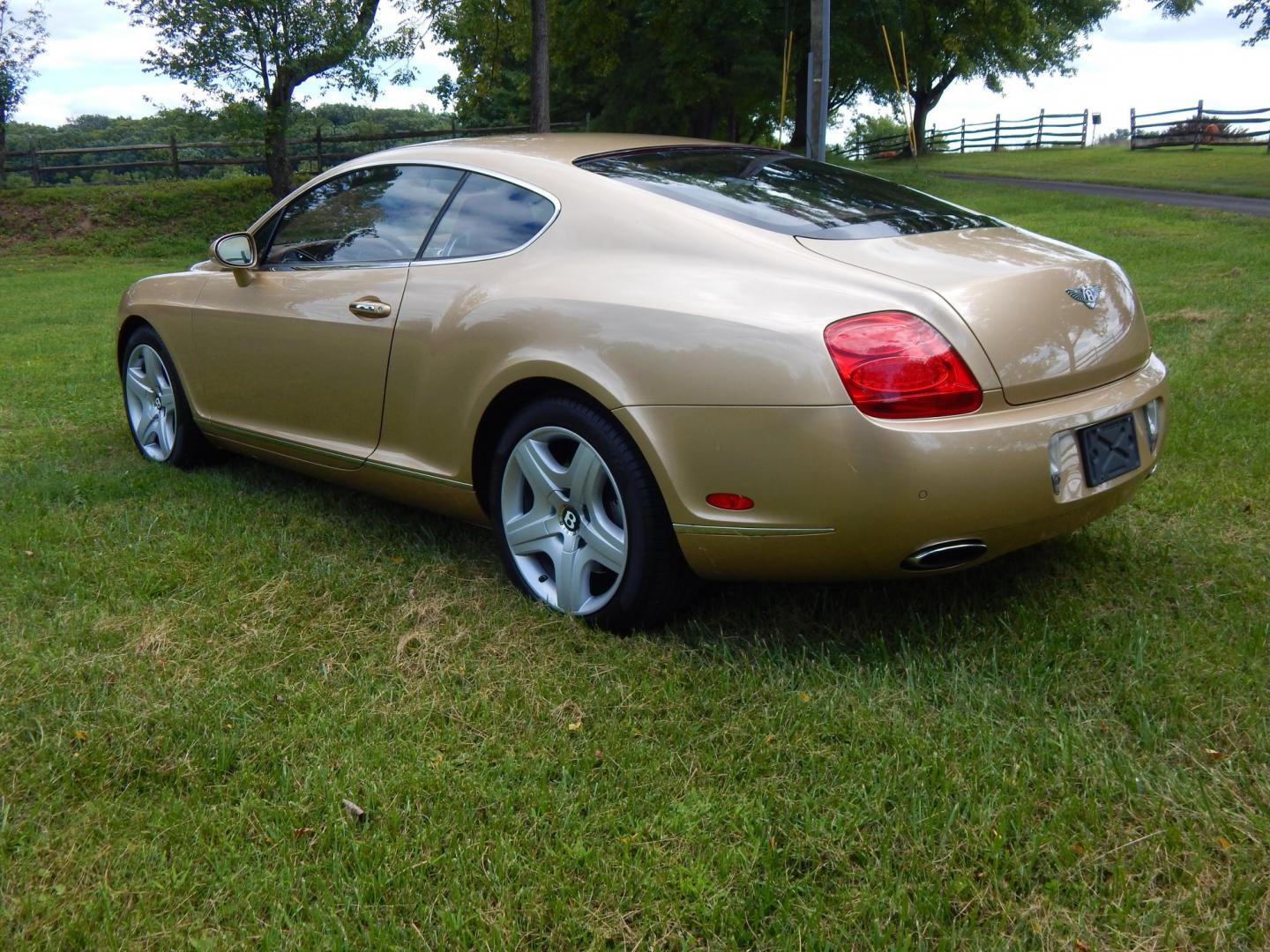 2005 Gold /Saddle Leather Bentley Continental GT Coupe (SCBCR63W25C) with an 6.0L W12 DOHC 48V TURBO engine, 6-Speed Automatic Overdrive transmission, located at 6528 Lower York Road, New Hope, PA, 18938, (215) 862-9555, 40.358707, -74.977882 - Here for sale is a very clean 3 owner 2005 Bentley Continental GT.....Gold paint with Saddle leather interior, All Wheel Drive is powered by a 6.0 Liter W 12 twin turbo engine, automatic or self shift transmission, dual, heated power front seats, tilt wheel, cruise control, dual climate control, bea - Photo#2