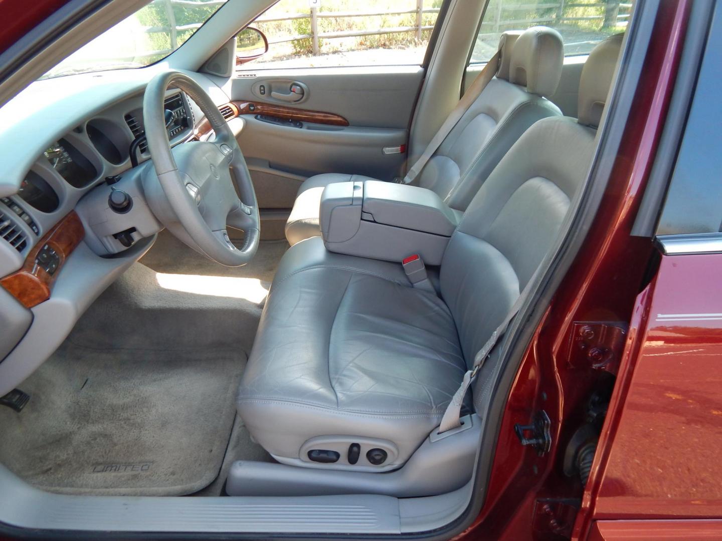 2002 Red /Gray Leather Buick LeSabre Limited (1G4HR54K12U) with an 3.8L V6 OHV 12V engine, 4-Speed Automatic Overdrive transmission, located at 6528 Lower York Road, New Hope, PA, 18938, (215) 862-9555, 40.358707, -74.977882 - Here we have a great running and driving Buick Lesabre with a 3.8L V6 putting power to the front wheels via a smooth shifting automatic transmission. Options include: gray leather, dual power seats, dual climate controls, AM/FM/CD/TAPE radio, cruise control, tilt steering wheel, heated front seats, - Photo#8