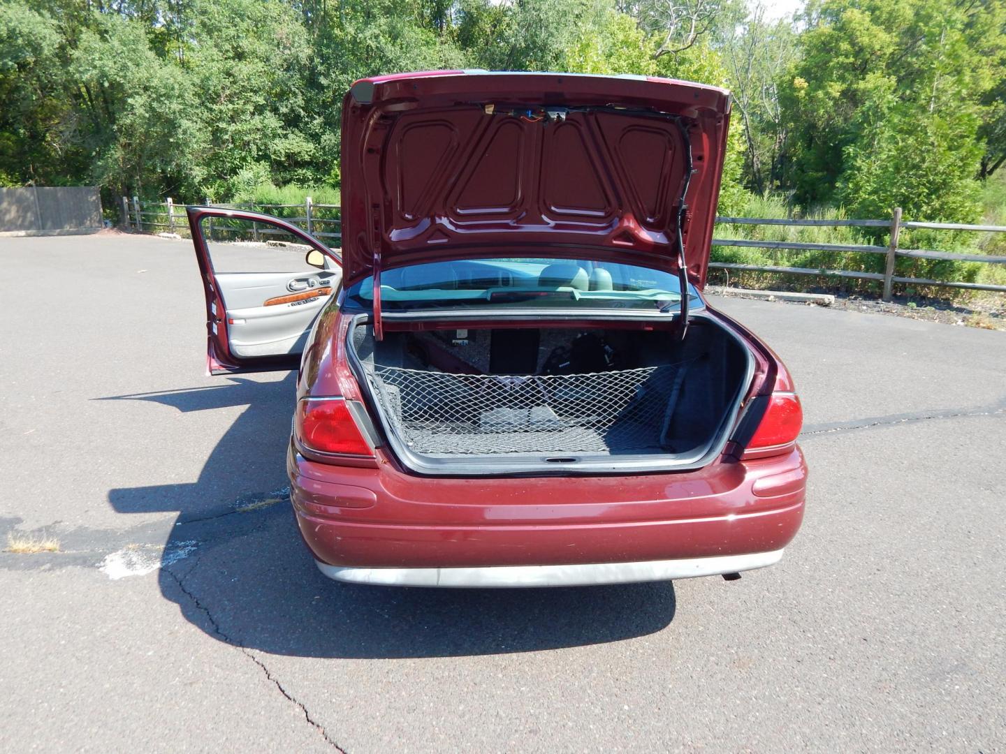 2002 Red /Gray Leather Buick LeSabre Limited (1G4HR54K12U) with an 3.8L V6 OHV 12V engine, 4-Speed Automatic Overdrive transmission, located at 6528 Lower York Road, New Hope, PA, 18938, (215) 862-9555, 40.358707, -74.977882 - Here we have a great running and driving Buick Lesabre with a 3.8L V6 putting power to the front wheels via a smooth shifting automatic transmission. Options include: gray leather, dual power seats, dual climate controls, AM/FM/CD/TAPE radio, cruise control, tilt steering wheel, heated front seats, - Photo#15