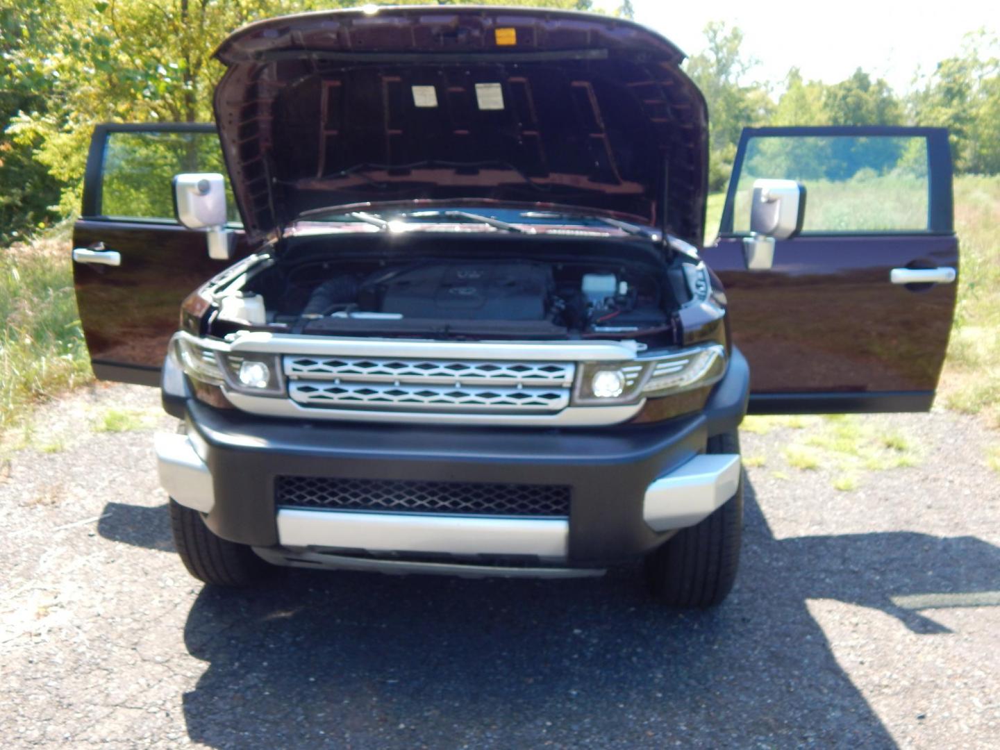 2007 Black Cherry Pearl /Black Cloth Toyota FJ Cruiser 4WD AT (JTEBU11FX70) with an 3.4L V6 DOHC 24V engine, 5-Speed Automatic Overdrive transmission, located at 6528 Lower York Road, New Hope, PA, 18938, (215) 862-9555, 40.358707, -74.977882 - 2007 Toyota F J Cruiser Convertible, only 38 of these were subtracted from Toyota, she is finished in Black Cherry Pearl paint, has black cloth seating. Powered by a 4.0 Liter V6 engine, automatic transmission and 4 wheel drive. Tilt wheel, cruise control, power windows, locks, 4 doors, Cold Air co - Photo#21