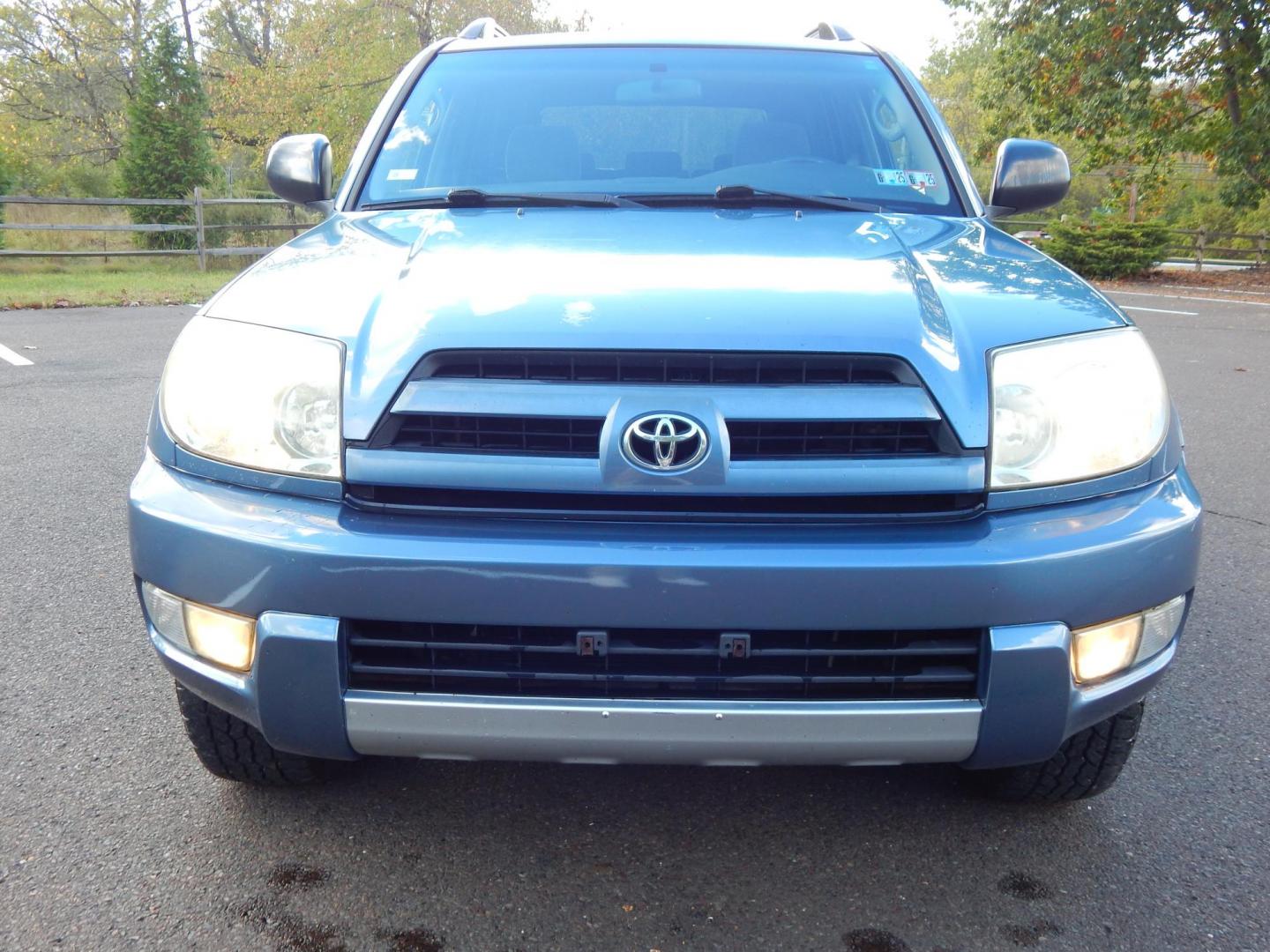 2004 Blue /Gray Cloth Toyota 4Runner Sport Edition 4WD (JTEBU14R340) with an 4.0L V6 DOHC 24V engine, Automatic transmission, located at 6528 Lower York Road, New Hope, PA, 18938, (215) 862-9555, 40.358707, -74.977882 - Here we have a 2004 Toyota 4 runner with a 4.0L V6 putting power to a 4x4 automatic transmission. Options include: gray cloth, A/C, heat, AM/FM/CD/TAPE radio, rear sliding glass, sunroof, cruise control, power windows/locks/mirrors, JBL speakers, tilt steering wheel, roof rack, running boards, tow h - Photo#6