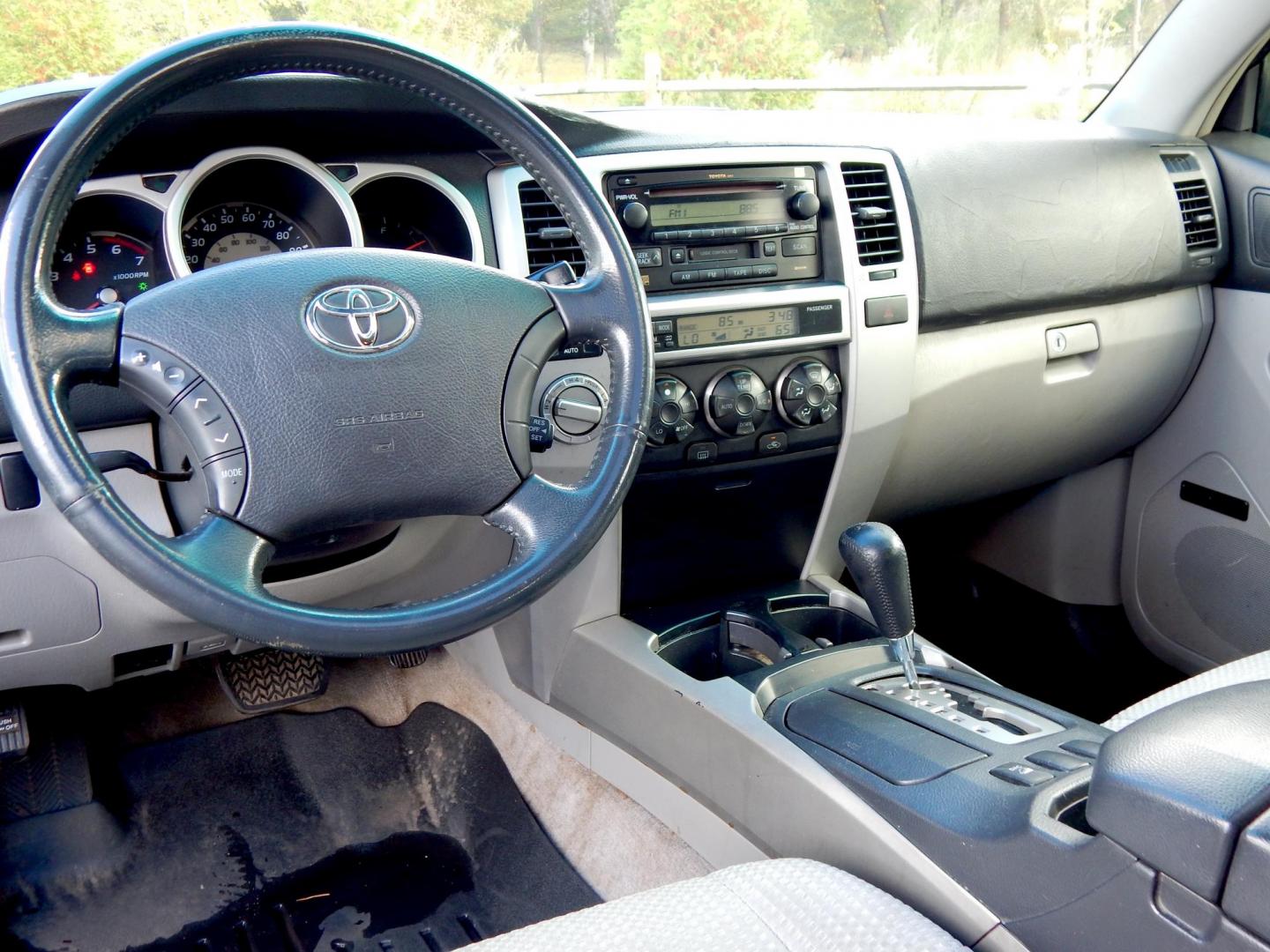 2004 Blue /Gray Cloth Toyota 4Runner Sport Edition 4WD (JTEBU14R340) with an 4.0L V6 DOHC 24V engine, Automatic transmission, located at 6528 Lower York Road, New Hope, PA, 18938, (215) 862-9555, 40.358707, -74.977882 - Here we have a 2004 Toyota 4 runner with a 4.0L V6 putting power to a 4x4 automatic transmission. Options include: gray cloth, A/C, heat, AM/FM/CD/TAPE radio, rear sliding glass, sunroof, cruise control, power windows/locks/mirrors, JBL speakers, tilt steering wheel, roof rack, running boards, tow h - Photo#12