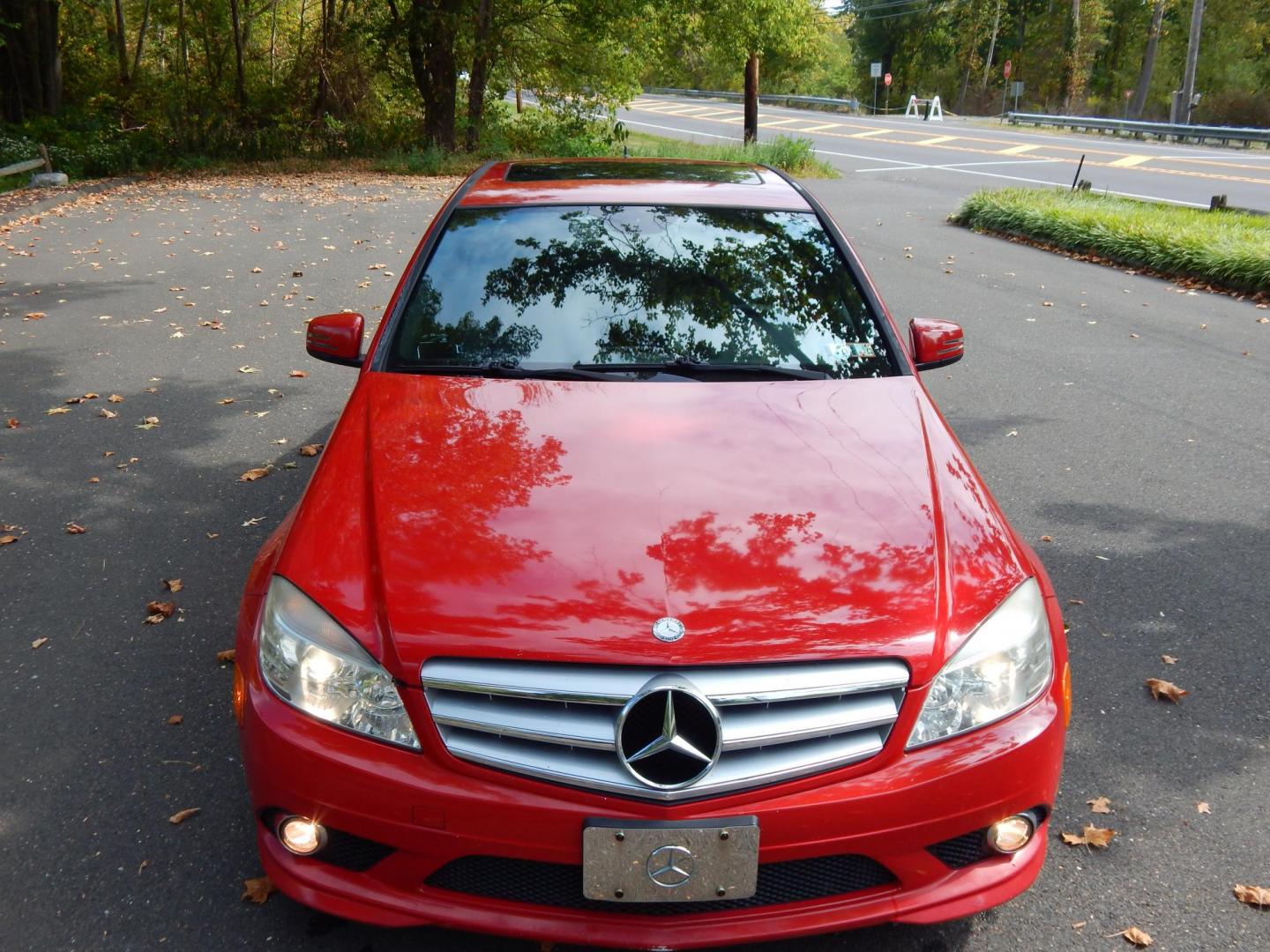 2010 RED /Black Leather Mercedes-Benz C-Class C300 4MATIC Sport Sedan (WDDGF8BB9AR) with an 3.0L V6 DOHC 24V engine, 7-Speed Automatic transmission, located at 6528 Lower York Road, New Hope, PA, 18938, (215) 862-9555, 40.358707, -74.977882 - Photo#7