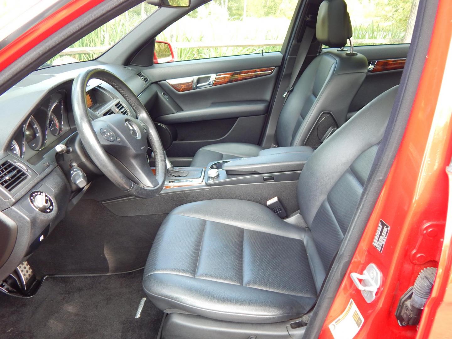 2010 RED /Black Leather Mercedes-Benz C-Class C300 4MATIC Sport Sedan (WDDGF8BB9AR) with an 3.0L V6 DOHC 24V engine, 7-Speed Automatic transmission, located at 6528 Lower York Road, New Hope, PA, 18938, (215) 862-9555, 40.358707, -74.977882 - Photo#10