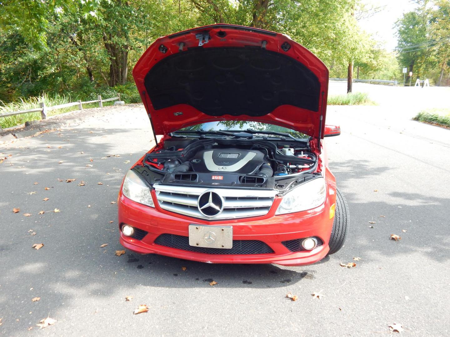 2010 RED /Black Leather Mercedes-Benz C-Class C300 4MATIC Sport Sedan (WDDGF8BB9AR) with an 3.0L V6 DOHC 24V engine, 7-Speed Automatic transmission, located at 6528 Lower York Road, New Hope, PA, 18938, (215) 862-9555, 40.358707, -74.977882 - Photo#21