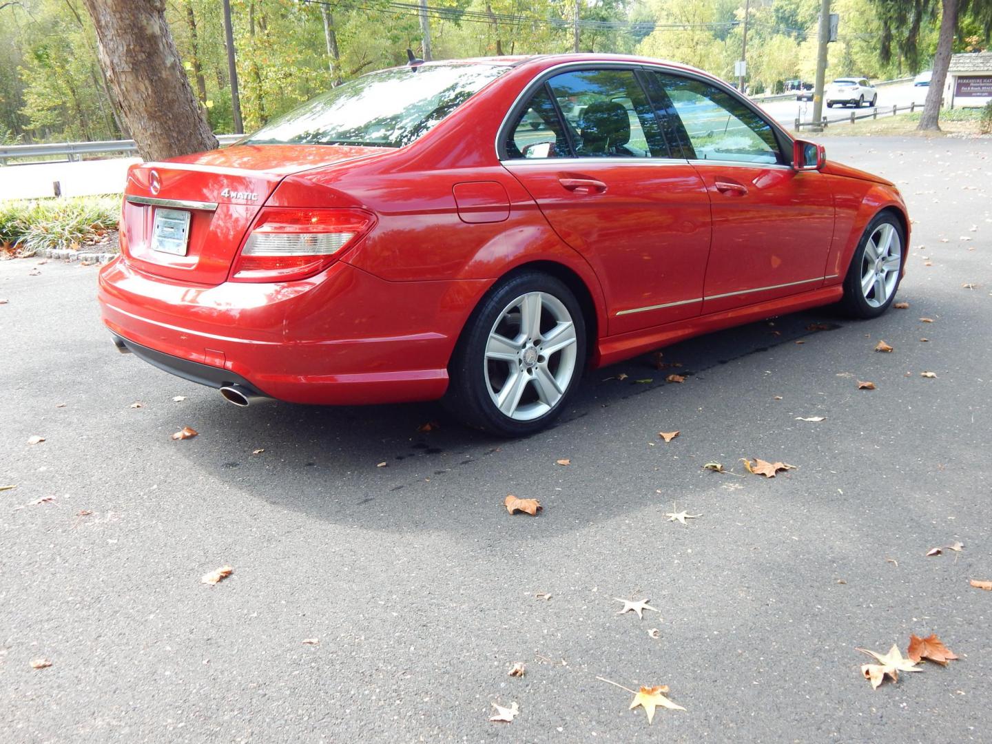 2010 RED /Black Leather Mercedes-Benz C-Class C300 4MATIC Sport Sedan (WDDGF8BB9AR) with an 3.0L V6 DOHC 24V engine, 7-Speed Automatic transmission, located at 6528 Lower York Road, New Hope, PA, 18938, (215) 862-9555, 40.358707, -74.977882 - Photo#5