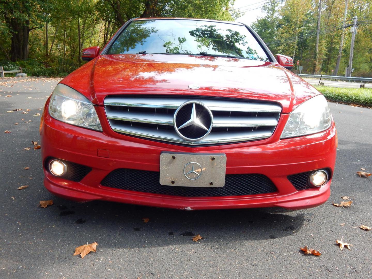 2010 RED /Black Leather Mercedes-Benz C-Class C300 4MATIC Sport Sedan (WDDGF8BB9AR) with an 3.0L V6 DOHC 24V engine, 7-Speed Automatic transmission, located at 6528 Lower York Road, New Hope, PA, 18938, (215) 862-9555, 40.358707, -74.977882 - Photo#6