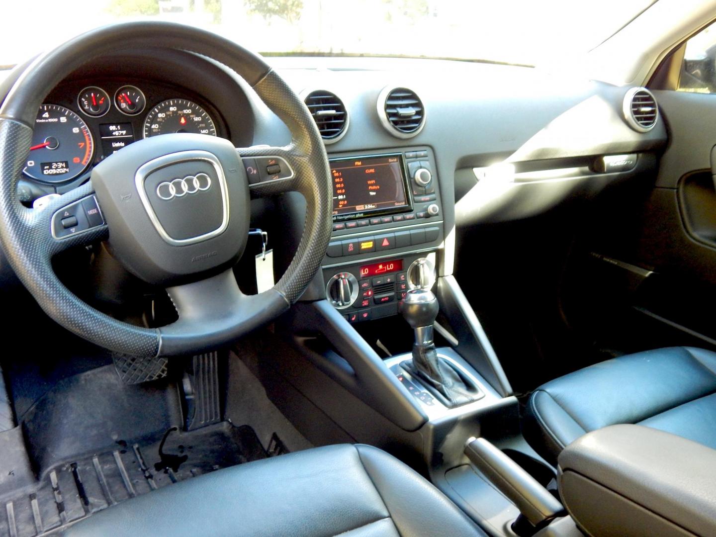 2011 Gray /Black Leather Audi A3 Premium Plus S-Line 2.0T quattro Tiptronic (WAUMFAFM3BA) with an 2.0L L4 DOHC 16V TURBO engine, Automatic transmission, located at 6528 Lower York Road, New Hope, PA, 18938, (215) 862-9555, 40.358707, -74.977882 - Here we have a 2011 Audi A3 hatchback with a 2.0L 4 cylinder turbo engine putting power to all four wheels via a smooth shifting automatic transmission. Options include: black leather, power drivers seat, sunroof, dual climate controls, heated front seats, AM/FM/MEDIA radio, navigation, Bose sound s - Photo#12