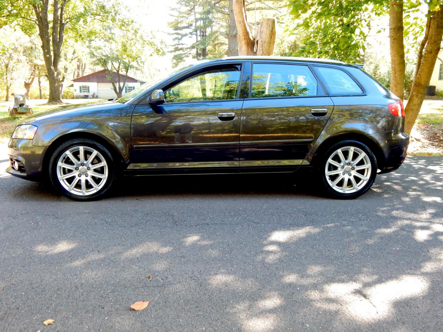 2011 Gray /Black Leather Audi A3 Premium Plus S-Line 2.0T quattro Tiptronic (WAUMFAFM3BA) with an 2.0L L4 DOHC 16V TURBO engine, Automatic transmission, located at 6528 Lower York Road, New Hope, PA, 18938, (215) 862-9555, 40.358707, -74.977882 - Here we have a 2011 Audi A3 hatchback with a 2.0L 4 cylinder turbo engine putting power to all four wheels via a smooth shifting automatic transmission. Options include: black leather, power drivers seat, sunroof, dual climate controls, heated front seats, AM/FM/MEDIA radio, navigation, Bose sound s - Photo#4