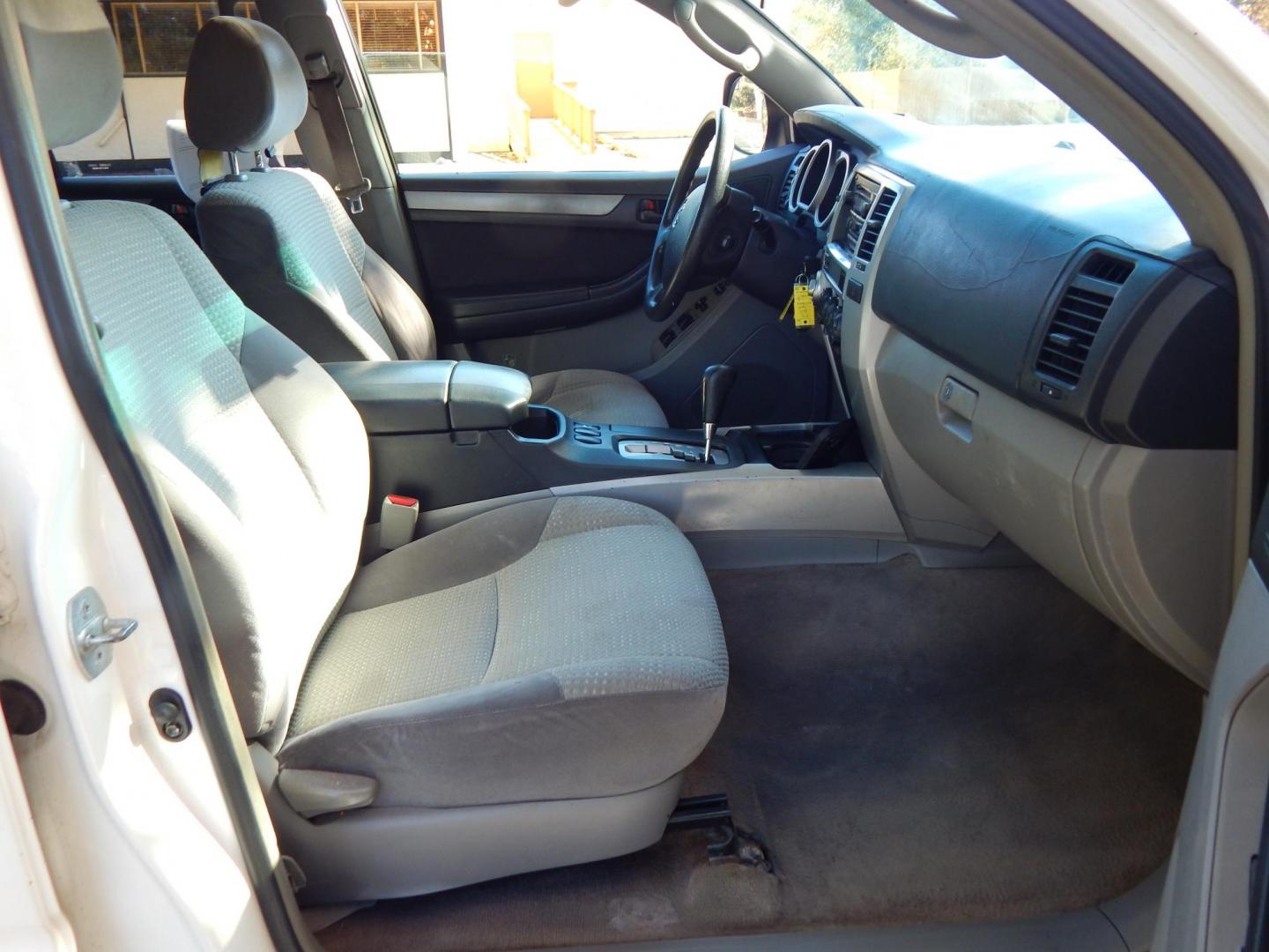 2004 White /Gray Cloth Toyota 4Runner Sport Edition 4WD (JTEBU14R440) with an 4.0L V6 DOHC 24V engine, Automatic transmission, located at 6528 Lower York Road, New Hope, PA, 18938, (215) 862-9555, 40.358707, -74.977882 - Here we have a Toyota 4 Runner with a 4.0L V6 putting power to a 4x4 automatic transmission. Options include: gray cloth, sun roof, rear power lowering window, AC/heat, cruise control, tilt steering wheel, power windows/locks/mirrors, AM/FM/CD/TAPE radio, 17 inch alloy wheels, fog lights, roof rack, - Photo#15