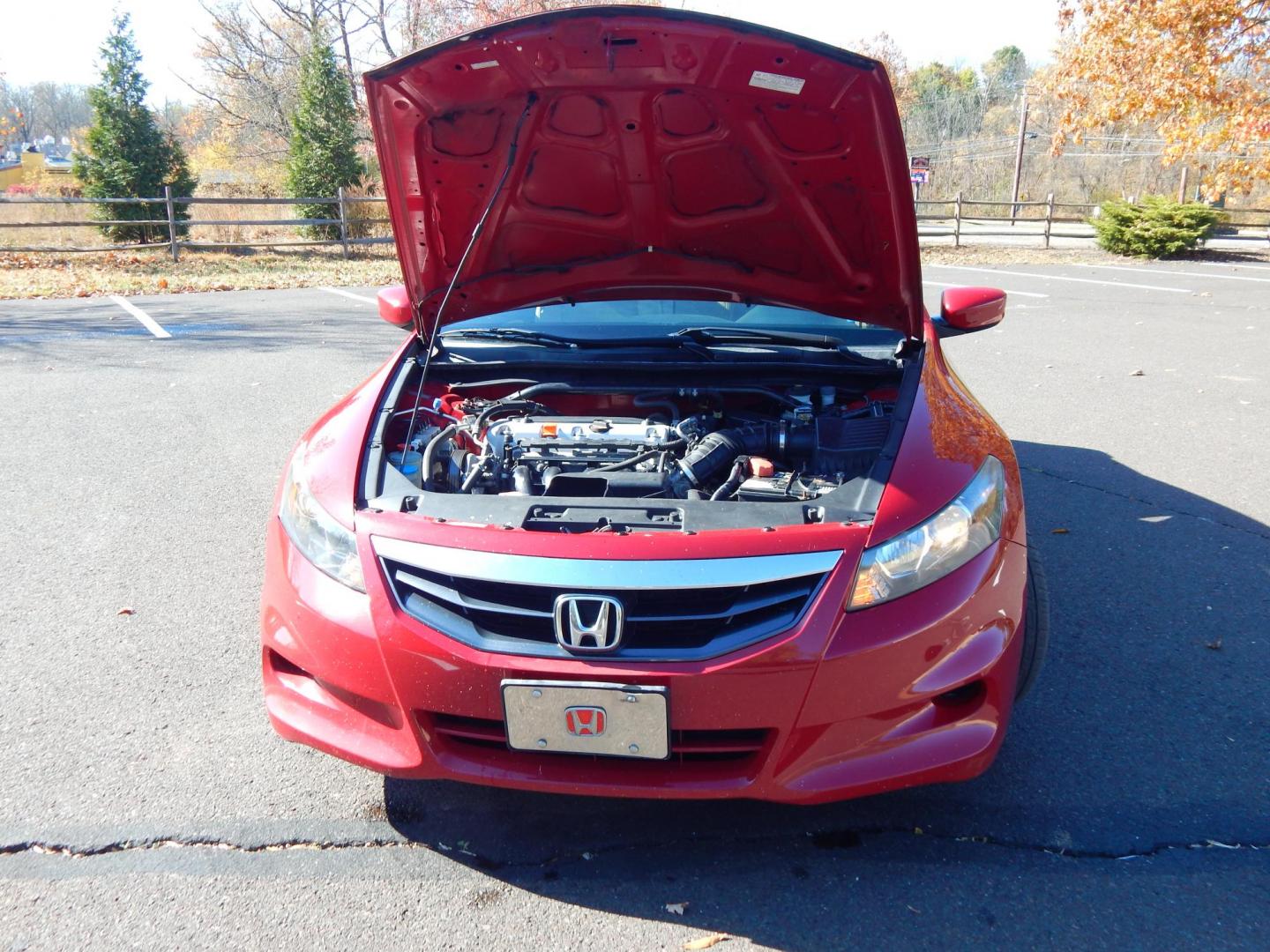 2012 RED /Tan Cloth Honda Accord EX Coupe (1HGCS1A79CA) with an 2.4L L4 DOHC 16V engine, 5-Speed Manual transmission, located at 6528 Lower York Road, New Hope, PA, 18938, (215) 862-9555, 40.358707, -74.977882 - Here we have a 2012 Honda Accord Coupe with a 2.4L 4 cylinder engine putting power to the front wheels via a smooth shifting 5 speed manual transmission. Options include: tan cloth, AC, heat, sunroof, AM/FM/CD/AUX radio, cruise control, tilt steering wheel, power windows, power locks, power mirrors, - Photo#20