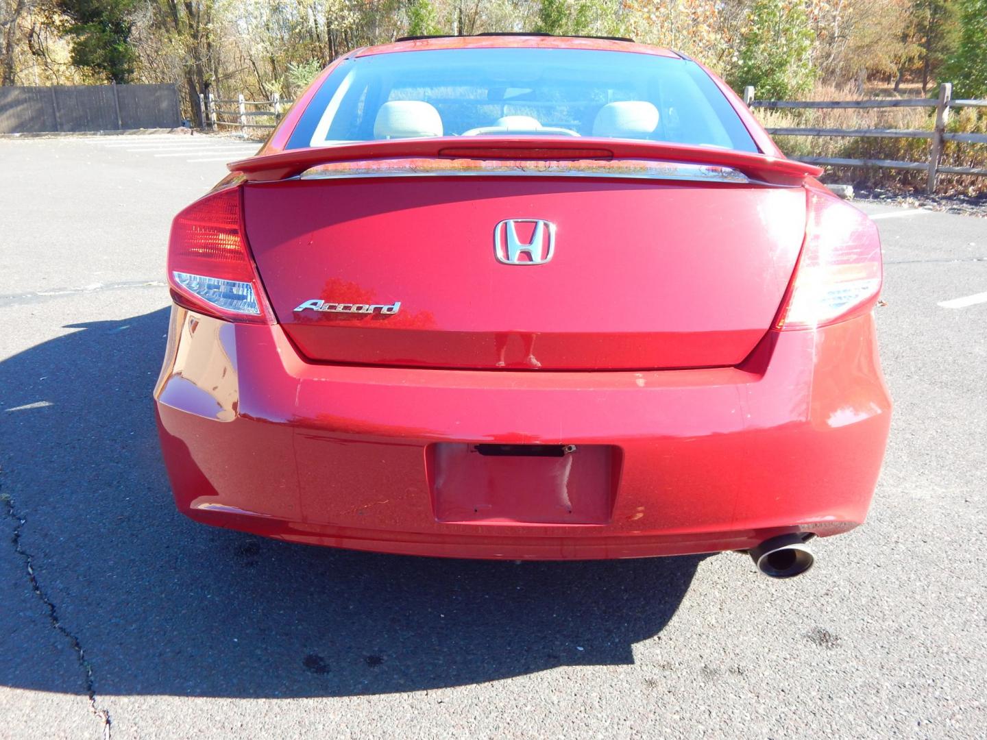 2012 RED /Tan Cloth Honda Accord EX Coupe (1HGCS1A79CA) with an 2.4L L4 DOHC 16V engine, 5-Speed Manual transmission, located at 6528 Lower York Road, New Hope, PA, 18938, (215) 862-9555, 40.358707, -74.977882 - Here we have a 2012 Honda Accord Coupe with a 2.4L 4 cylinder engine putting power to the front wheels via a smooth shifting 5 speed manual transmission. Options include: tan cloth, AC, heat, sunroof, AM/FM/CD/AUX radio, cruise control, tilt steering wheel, power windows, power locks, power mirrors, - Photo#8