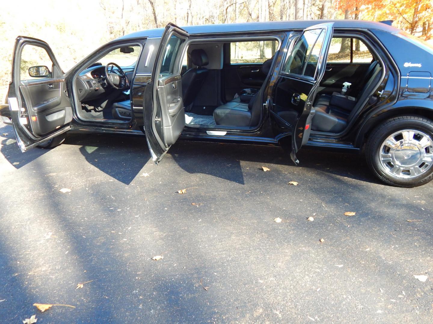 2011 Black /Black Leather Cadillac DTS Base (1GE9K9C61BU) with an 4.6L V8 DOHC 32V engine, 4-Speed Automatic transmission, located at 6528 Lower York Road, New Hope, PA, 18938, (215) 862-9555, 40.358707, -74.977882 - Here we have a very cool, low millage Cadillac DTS Pro Coachbuilder Limousine with a 4.6L V8 putting power to the front wheels via a smooth shifting automatic transmission. This limo comes ready to use for private use and/or Uber/Lift approved. This Cadillac has brand new tires, new Carplay navigati - Photo#15