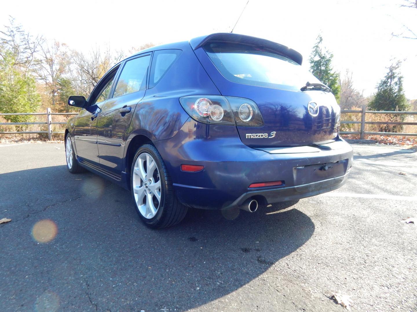 2006 Blue /Black Leather Mazda MAZDA3 s 5-Door (JM1BK344061) with an 2.3L L4 DOHC 16V engine, Automatic transmission, located at 6528 Lower York Road, New Hope, PA, 18938, (215) 862-9555, 40.358707, -74.977882 - Here we have a Mazda Mazda3 S Hatchback with a 2.3L 4 cylinder engine putting power to the front wheels via an automatic transmission. Options include: black leather, heat, A/C, aftermarket radio, sun roof, tilt steering wheel, Bose speakers, cruise control, power windows, power locks, power mirrors - Photo#1