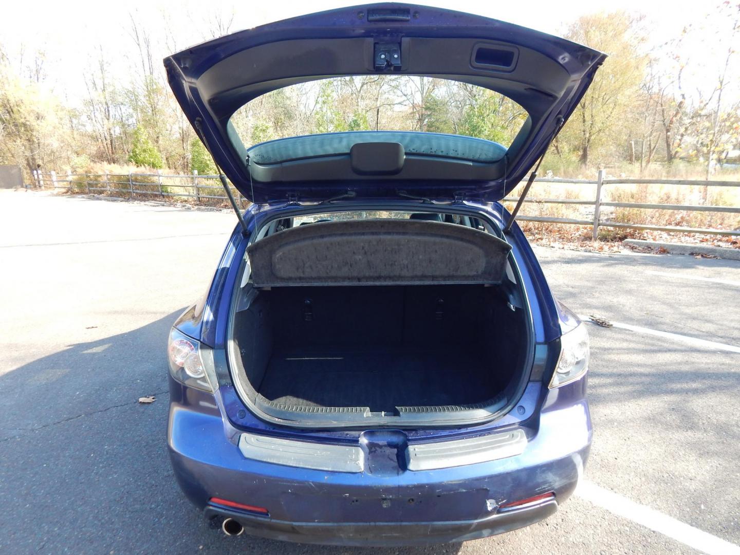 2006 Blue /Black Leather Mazda MAZDA3 s 5-Door (JM1BK344061) with an 2.3L L4 DOHC 16V engine, Automatic transmission, located at 6528 Lower York Road, New Hope, PA, 18938, (215) 862-9555, 40.358707, -74.977882 - Here we have a Mazda Mazda3 S Hatchback with a 2.3L 4 cylinder engine putting power to the front wheels via an automatic transmission. Options include: black leather, heat, A/C, aftermarket radio, sun roof, tilt steering wheel, Bose speakers, cruise control, power windows, power locks, power mirrors - Photo#12