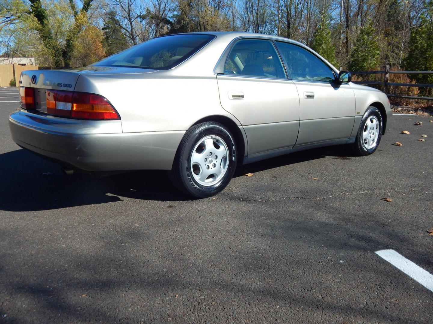 1999 Gold /Tan Leather Lexus ES 300 Base (JT8BF28G7X5) with an 3.0L V6 DOHC 24V engine, 4-Speed Automatic Overdrive transmission, located at 6528 Lower York Road, New Hope, PA, 18938, (215) 862-9555, 40.358707, -74.977882 - Here we have a very nice Lexus ES300 with a 3.0L V6 putting power to the front wheels via a smooth shifting automatic. Options include: tan leather, heat, A/C, power sunroof, AM/FM/CD/TAPE radio, cruise control, tilt steering wheel, automatic headlights, power windows/locks/mirrors, Lexus Premium So - Photo#4