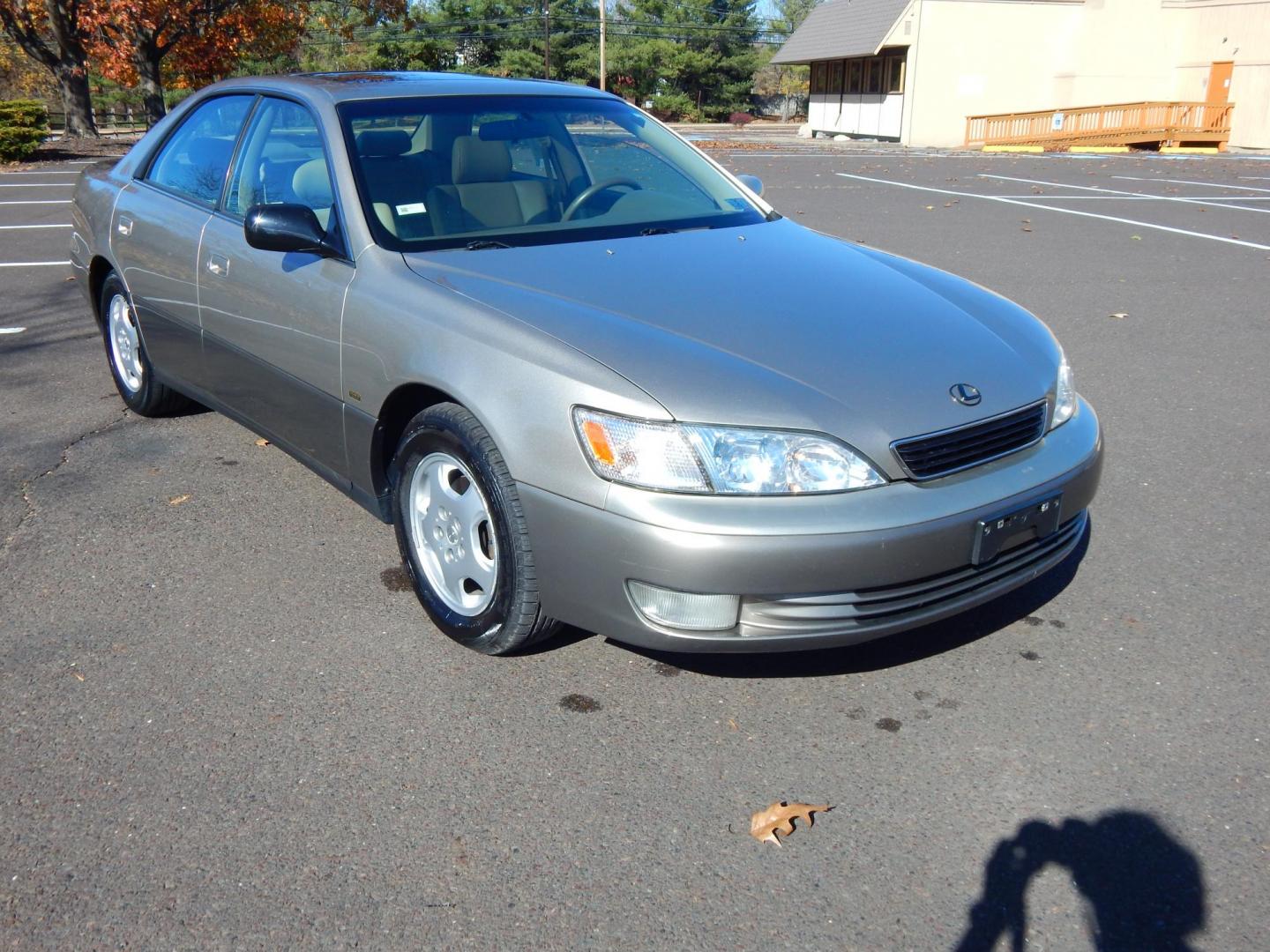 1999 Gold /Tan Leather Lexus ES 300 Base (JT8BF28G7X5) with an 3.0L V6 DOHC 24V engine, 4-Speed Automatic Overdrive transmission, located at 6528 Lower York Road, New Hope, PA, 18938, (215) 862-9555, 40.358707, -74.977882 - Here we have a very nice Lexus ES300 with a 3.0L V6 putting power to the front wheels via a smooth shifting automatic. Options include: tan leather, heat, A/C, power sunroof, AM/FM/CD/TAPE radio, cruise control, tilt steering wheel, automatic headlights, power windows/locks/mirrors, Lexus Premium So - Photo#0