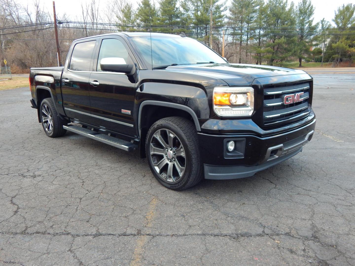 2014 Black /Black Leather GMC Sierra 1500 SLT Crew Cab 4WD (3GTU2VEC1EG) with an 5.3L V8 OHV 16V engine, 6-Speed Automatic transmission, located at 6528 Lower York Road, New Hope, PA, 18938, (215) 862-9555, 40.358707, -74.977882 - Photo#7