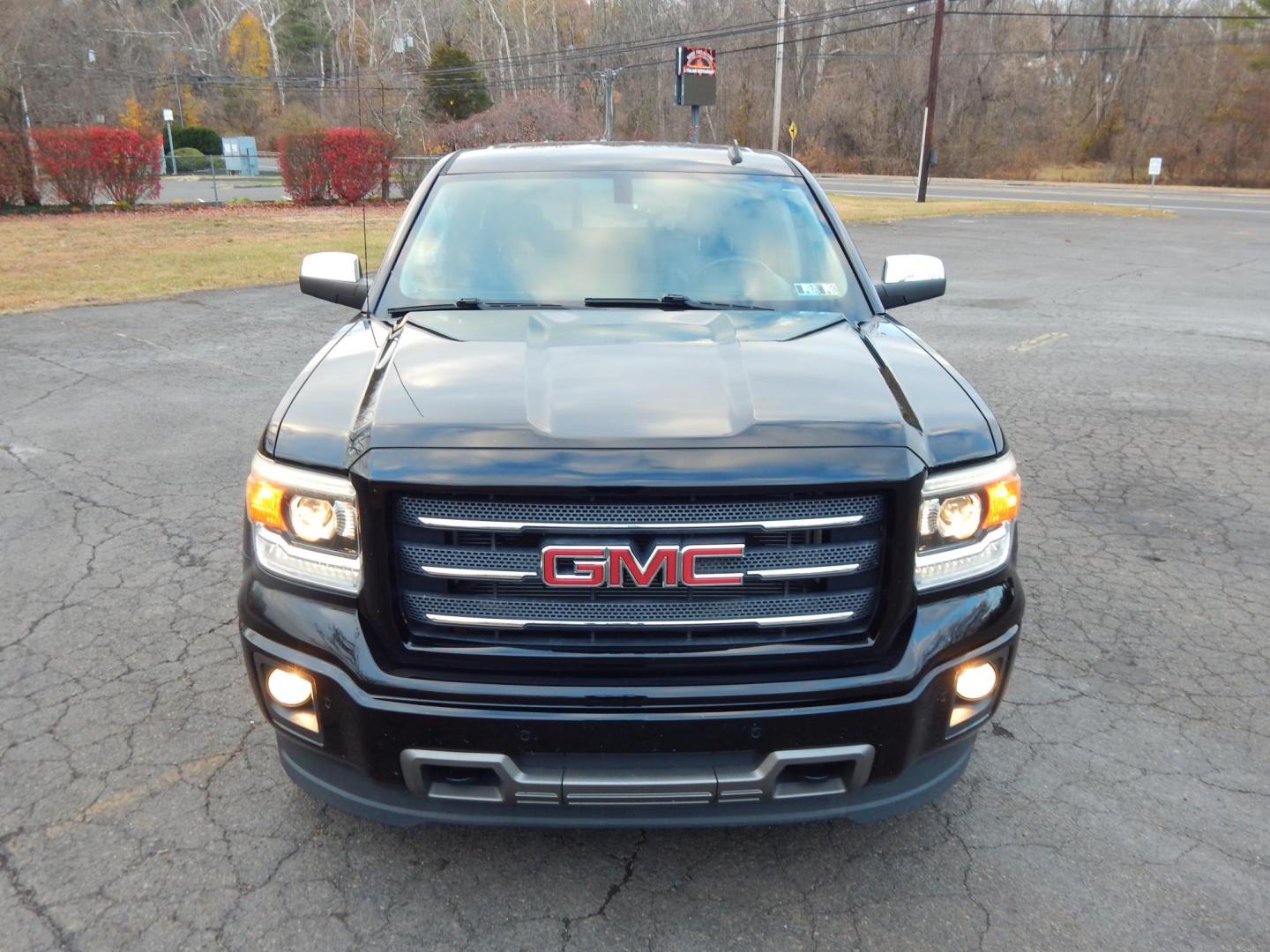 2014 Black /Black Leather GMC Sierra 1500 SLT Crew Cab 4WD (3GTU2VEC1EG) with an 5.3L V8 OHV 16V engine, 6-Speed Automatic transmission, located at 6528 Lower York Road, New Hope, PA, 18938, (215) 862-9555, 40.358707, -74.977882 - Photo#8