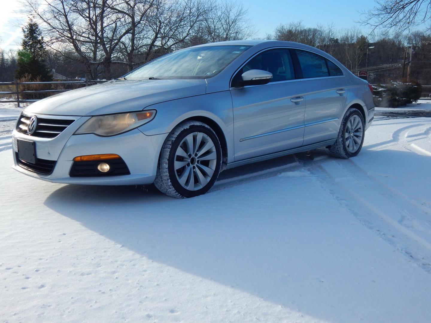 2010 Silver /Black Leather Volkswagen CC Sport (WVWNP7AN4AE) with an 2.0L L4 DOHC 16V TURBO engine, 6 Speed Manual transmission, located at 6528 Lower York Road, New Hope, PA, 18938, (215) 862-9555, 40.358707, -74.977882 - Photo#0