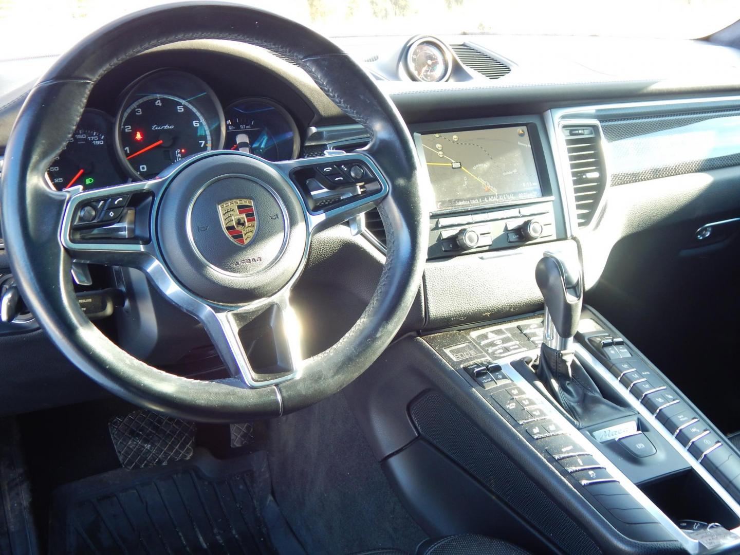 2016 Black /Black Leather Porsche Macan Turbo (WP1AF2A54GL) with an 3.6L V6 DOHC 24V TWIN-TURBO engine, 7A transmission, located at 6528 Lower York Road, New Hope, PA, 18938, (215) 862-9555, 40.358707, -74.977882 - Here we have a beautiful running and driving Porsche Macon Turbo with brand new brake pads and rotors. This Macon Turbo has a 3.6L V6 Turbo engine putting power to all four wheels via a smooth and fast shifting automatic transmission. Options include: black leather with carbon fiber trim, dual power - Photo#11