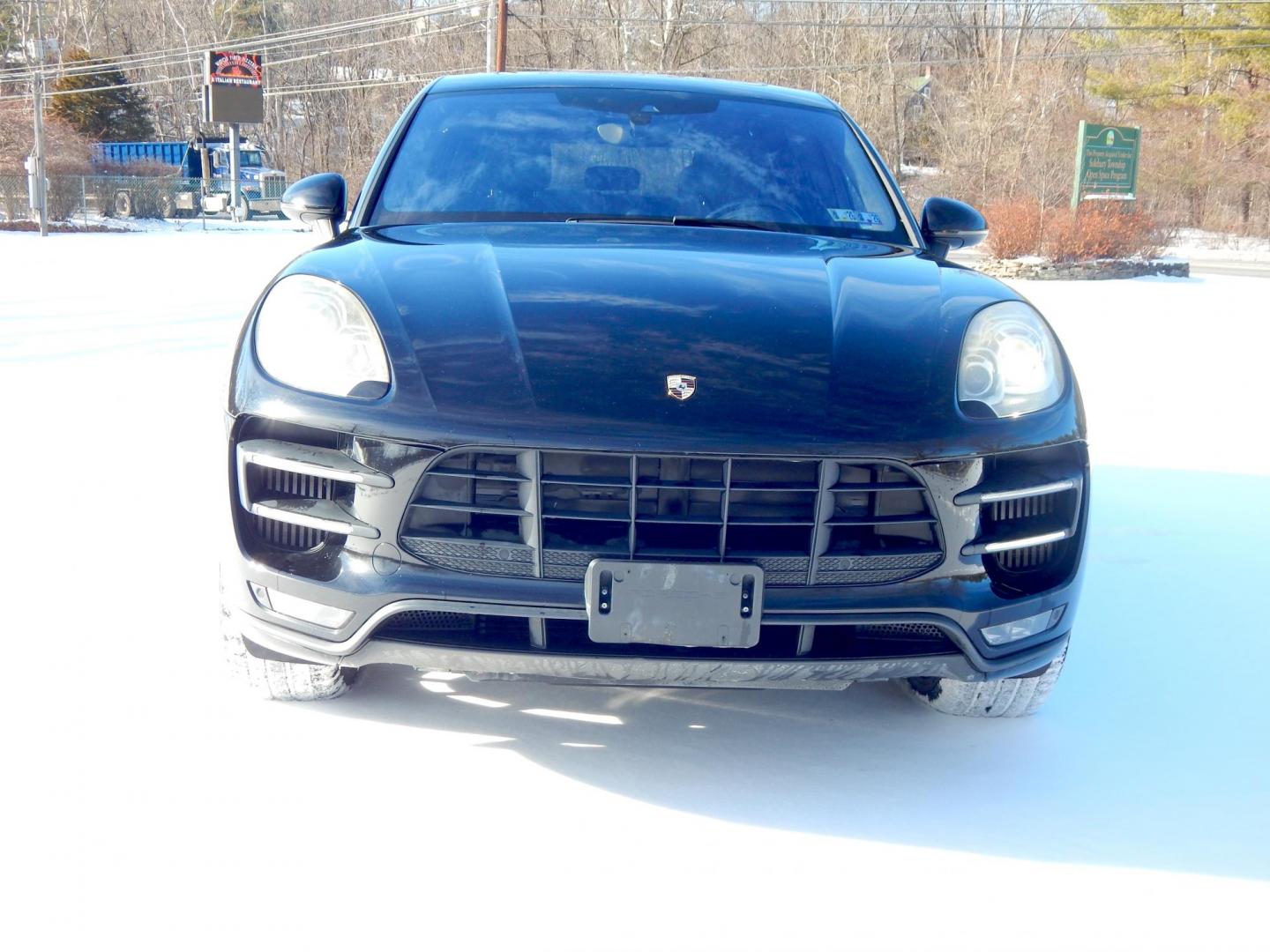 2016 Black /Black Leather Porsche Macan Turbo (WP1AF2A54GL) with an 3.6L V6 DOHC 24V TWIN-TURBO engine, 7A transmission, located at 6528 Lower York Road, New Hope, PA, 18938, (215) 862-9555, 40.358707, -74.977882 - Here we have a beautiful running and driving Porsche Macon Turbo with brand new brake pads and rotors. This Macon Turbo has a 3.6L V6 Turbo engine putting power to all four wheels via a smooth and fast shifting automatic transmission. Options include: black leather with carbon fiber trim, dual power - Photo#6