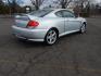 2005 Silver /Black Hyundai Tiburon SE (KMHHN65F45U) with an 2.7L V6 DOHC 24V engine, 6 Speed Manual transmission, located at 6528 Lower York Road, New Hope, PA, 18938, (215) 862-9555, 40.358707, -74.977882 - Here we have a Hyundai Tiburon with a 2.7L V6 putting power to the front wheels via a smooth shifting manual transmission. Options include: black leather with red insert seats, heat and A/C, JVC head unit, power windows/locks/mirrors, sunroof, cruise control, tilt steering wheel, IB. FT/MPG/Volt gau - Photo#3