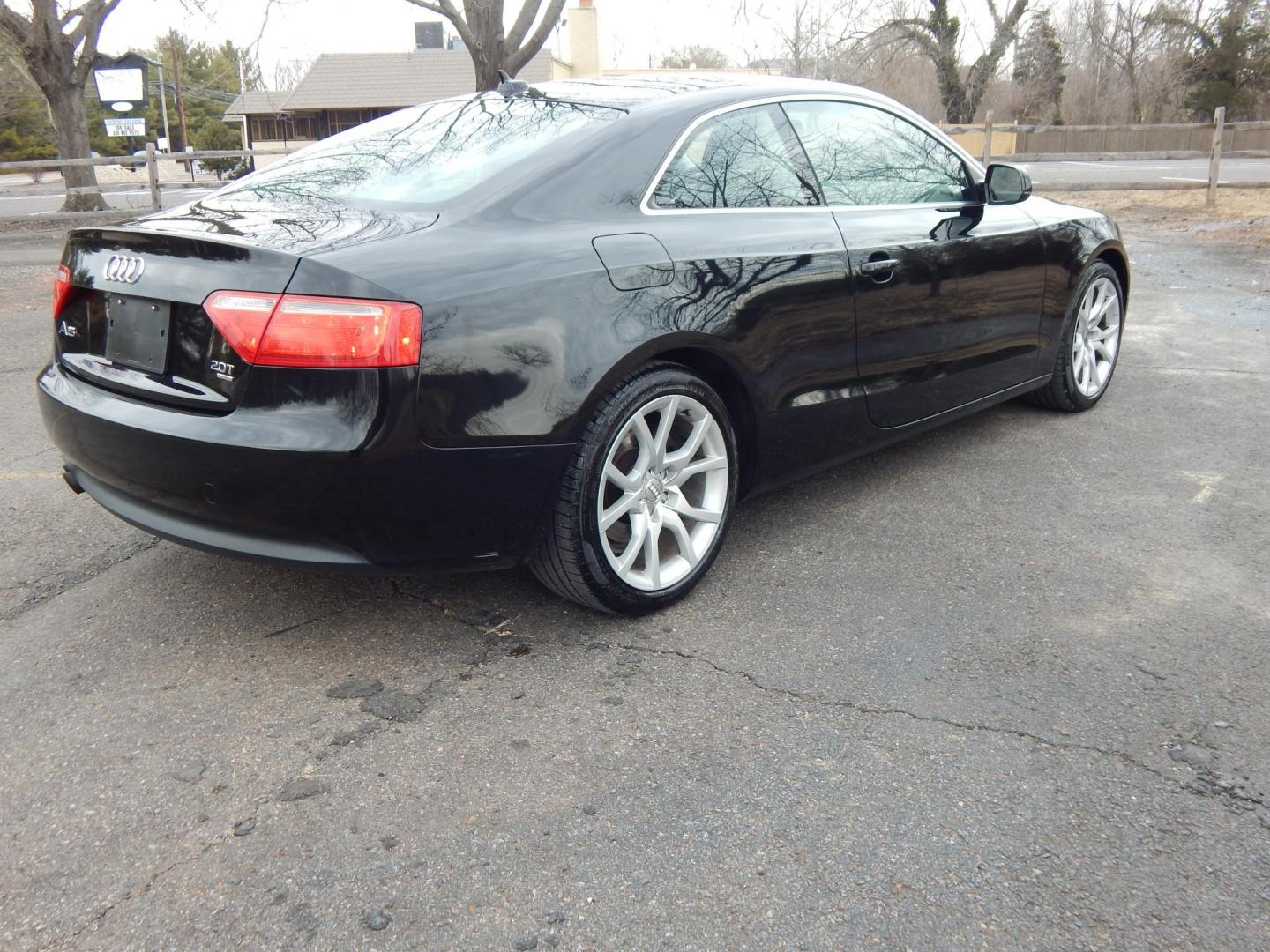 2010 Black /Black Leather Audi A5 Coupe 2.0T quattro Tiptronic (WAUCFAFR9AA) with an 2.0L L4 DOHC 16V TURBO engine, 6-Speed Automatic transmission, located at 6528 Lower York Road, New Hope, PA, 18938, (215) 862-9555, 40.358707, -74.977882 - Here we have a very clean, one owner, Audi A5 with a 2.0L 4 cylinder turbo putting power to all four wheels via a smooth shifting automatic transmission. Options include: black leather, dual power seats, AM/FM/CD/SAT/AUX radio, cruise control, moonroof, tilt steering wheel, power windows/locks/mirro - Photo#3