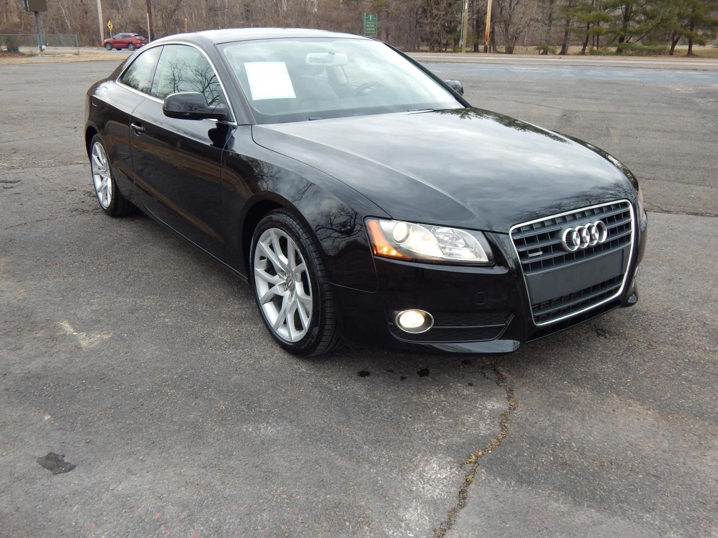 2010 Black /Black Leather Audi A5 Coupe 2.0T quattro Tiptronic (WAUCFAFR9AA) with an 2.0L L4 DOHC 16V TURBO engine, 6-Speed Automatic transmission, located at 6528 Lower York Road, New Hope, PA, 18938, (215) 862-9555, 40.358707, -74.977882 - Here we have a very clean, one owner, Audi A5 with a 2.0L 4 cylinder turbo putting power to all four wheels via a smooth shifting automatic transmission. Options include: black leather, dual power seats, AM/FM/CD/SAT/AUX radio, cruise control, moonroof, tilt steering wheel, power windows/locks/mirro - Photo#5